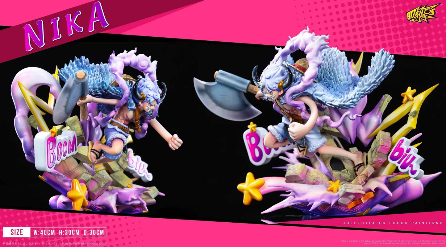 One Piece Ji Ke Studio Nika Monkey D. Luffy Gear 5th Resin Statue