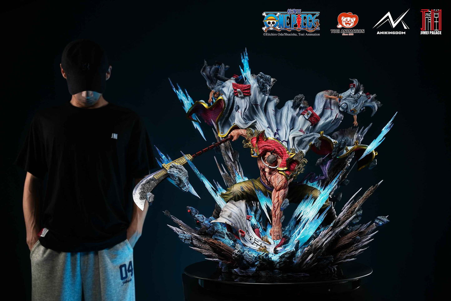 One Piece Jimei Palace & AniKingdom Studio Whitebeard Edward Newgate Licensed Resin Statue