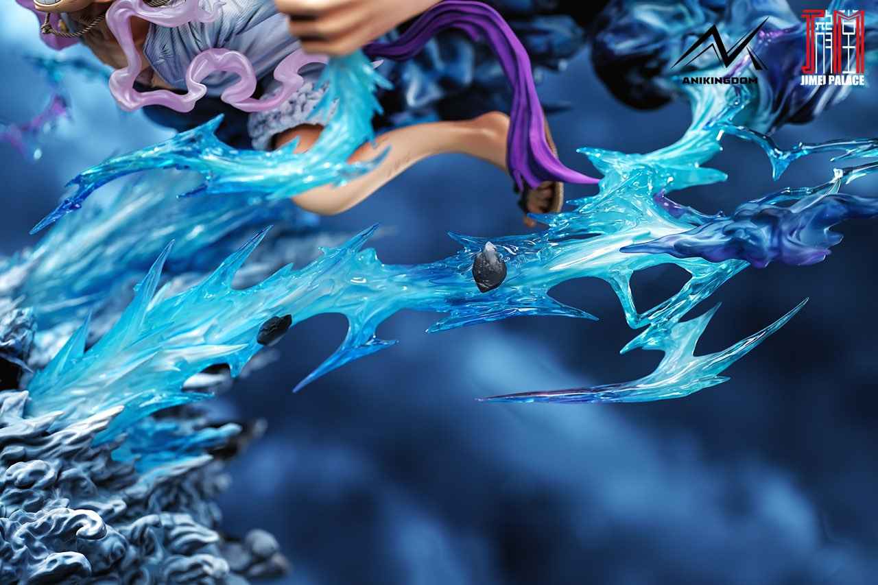 One Piece Jimei Palace & Anikingdom Studio Nika Luffy Licensed Resin Statue (PayPal Fees & Shipping Costs Included)