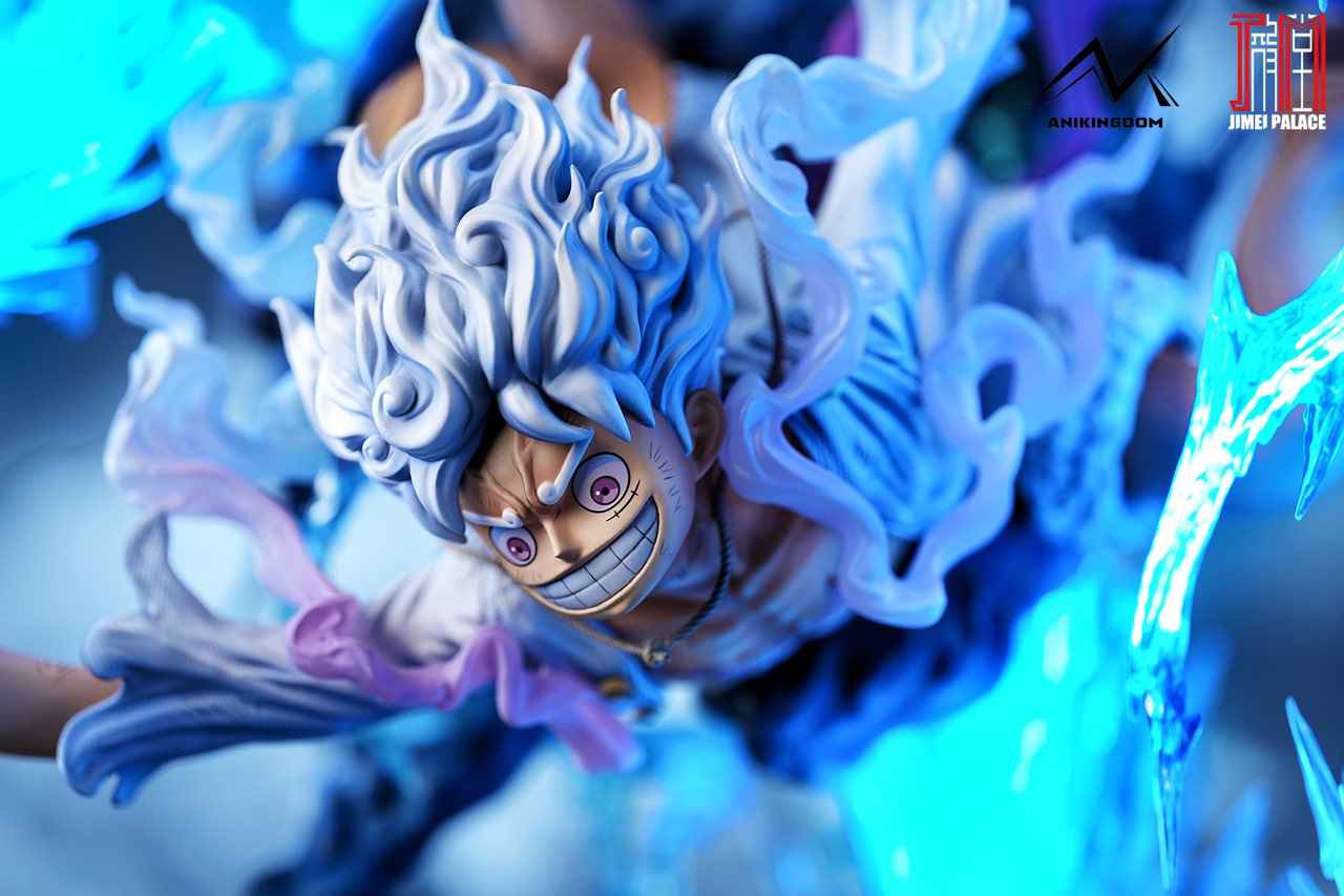 One Piece Jimei Palace & Anikingdom Studio Nika Luffy Licensed Resin Statue (PayPal Fees & Shipping Costs Included)