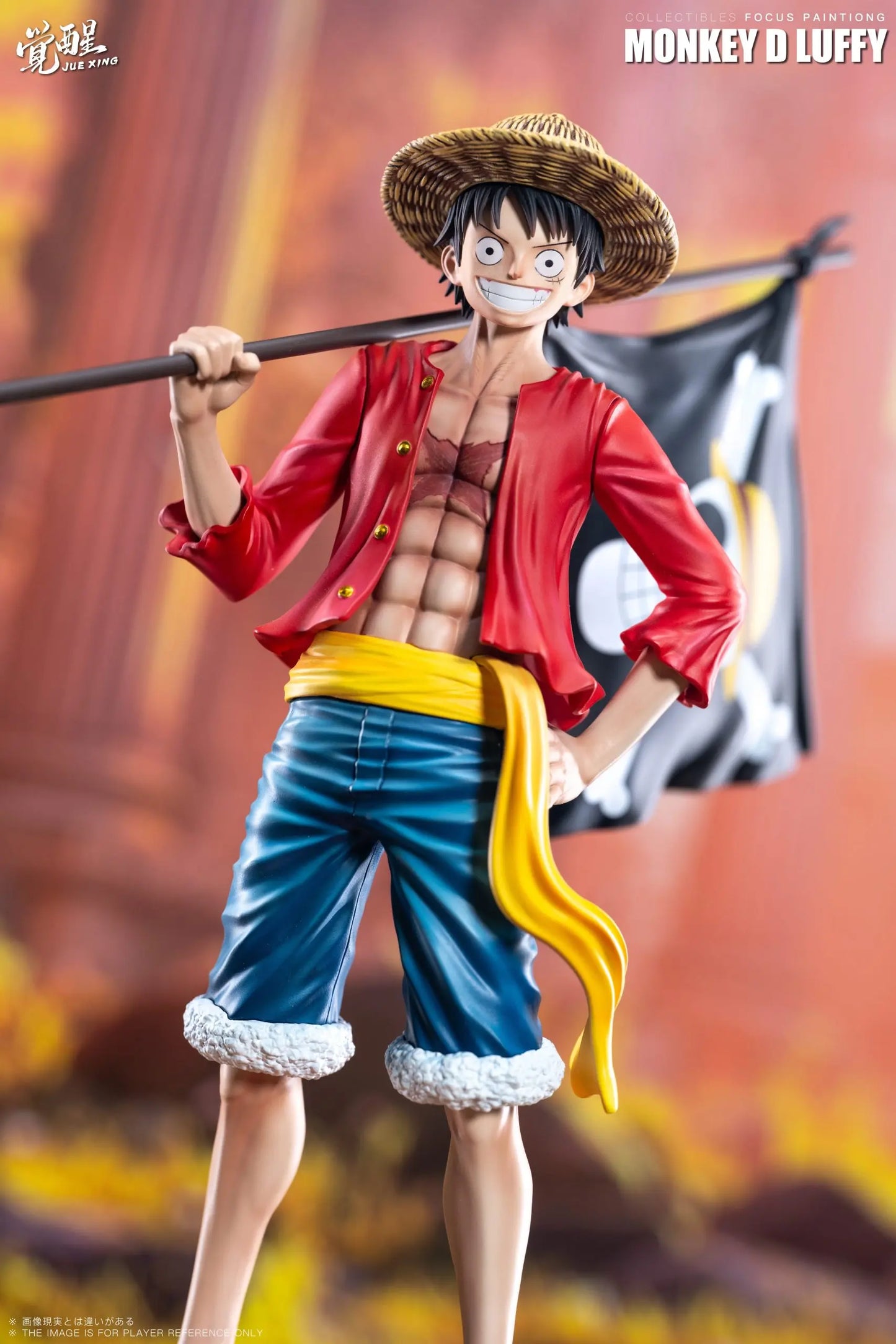 One Piece Jue Xing Studio Monkey D. Luffy Carrying the Flag Resin Statue