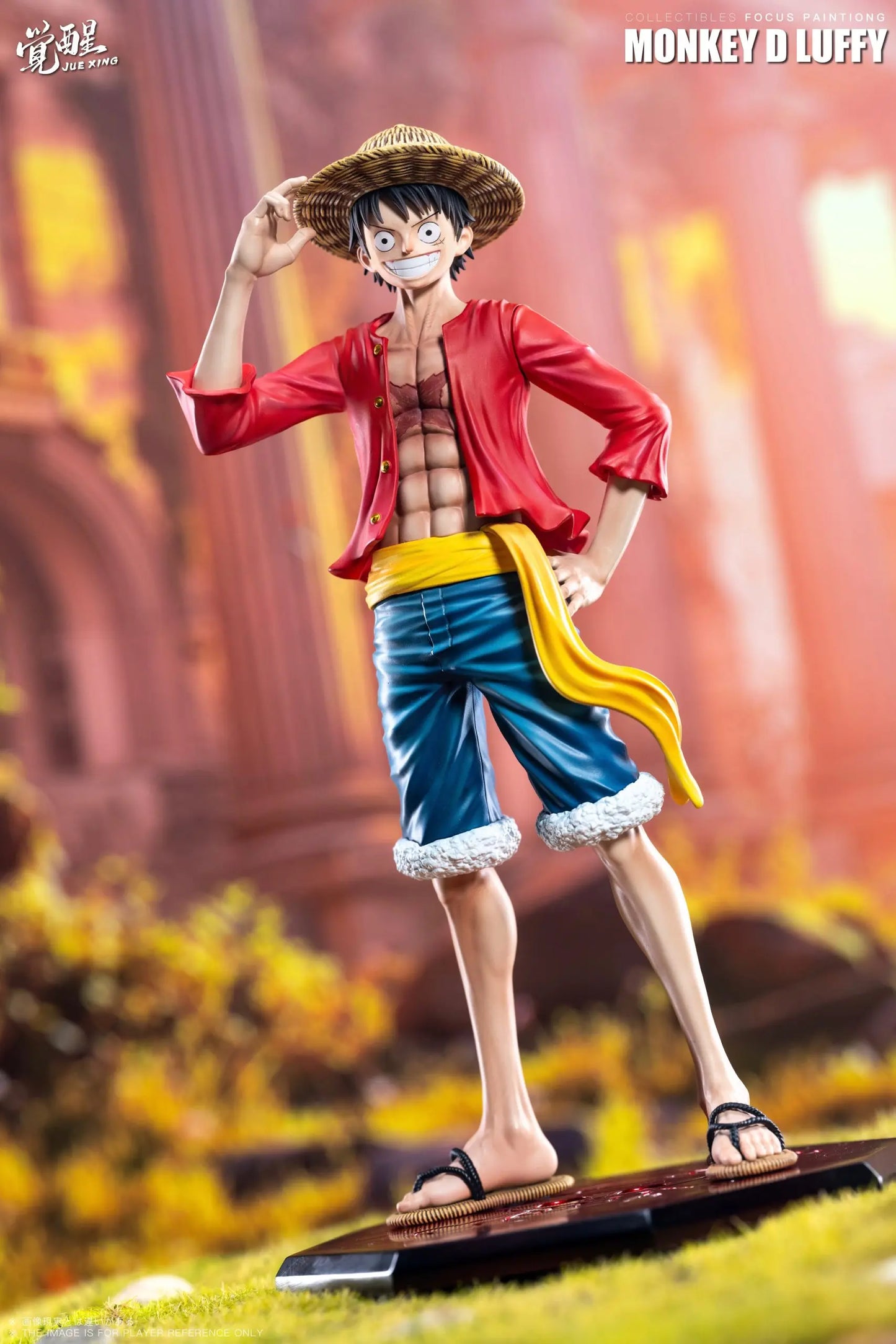 One Piece Jue Xing Studio Monkey D. Luffy Carrying the Flag Resin Statue