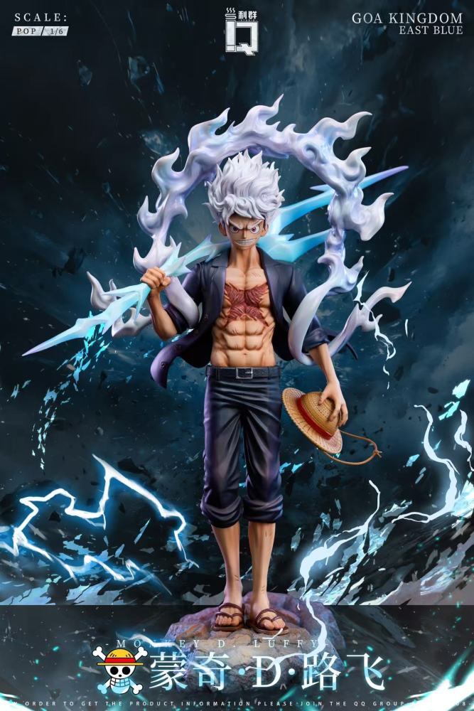 One Piece LQ Studio Monkey D. Luffy Nika Resin Statue