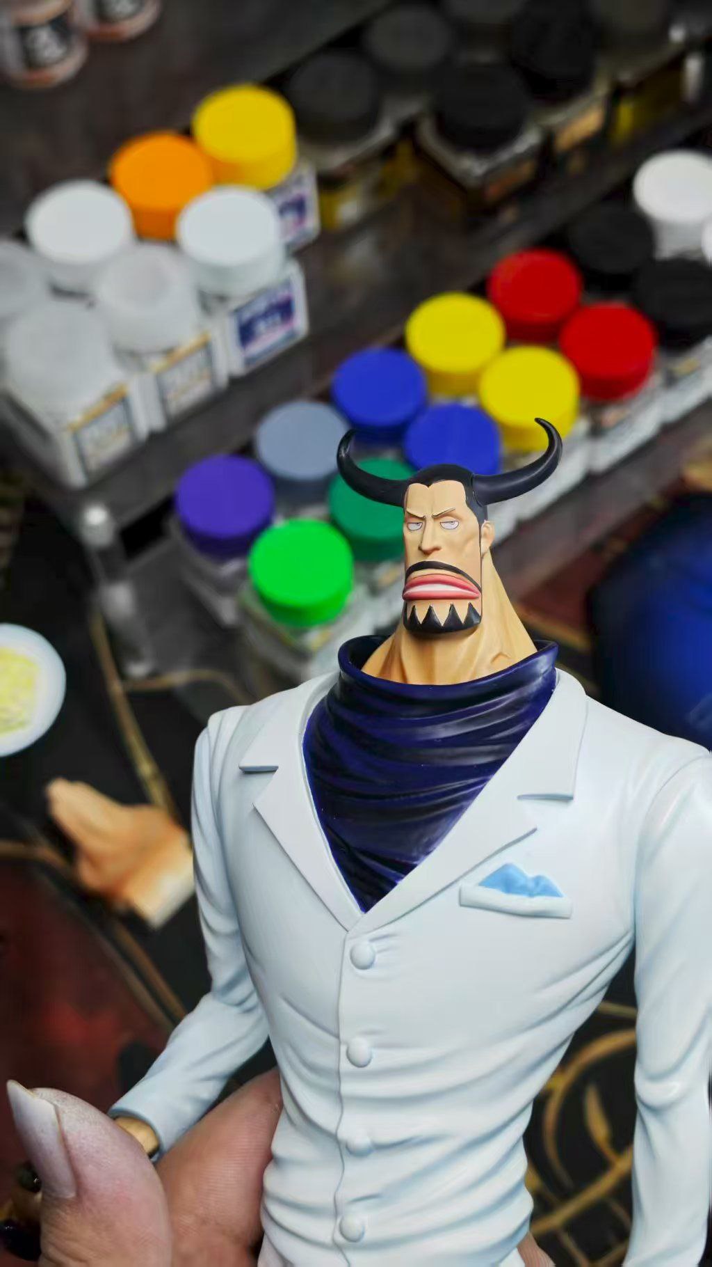 One Piece Long Hu Studio CP0 CP9 Blueno Resin Statue