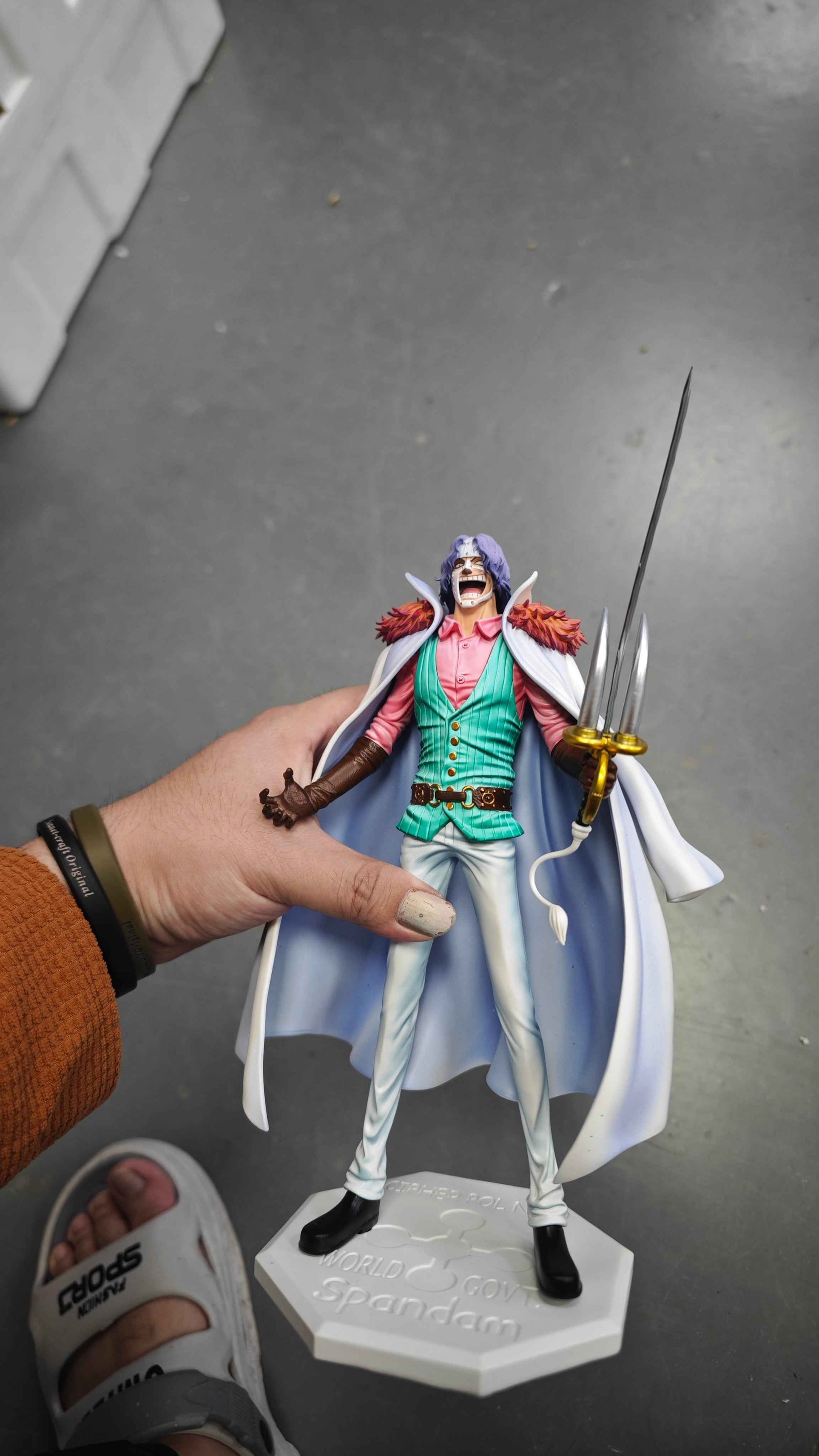 One Piece Long Hu Studio CP0 CP9 Spandam 1/8 Resin Statue