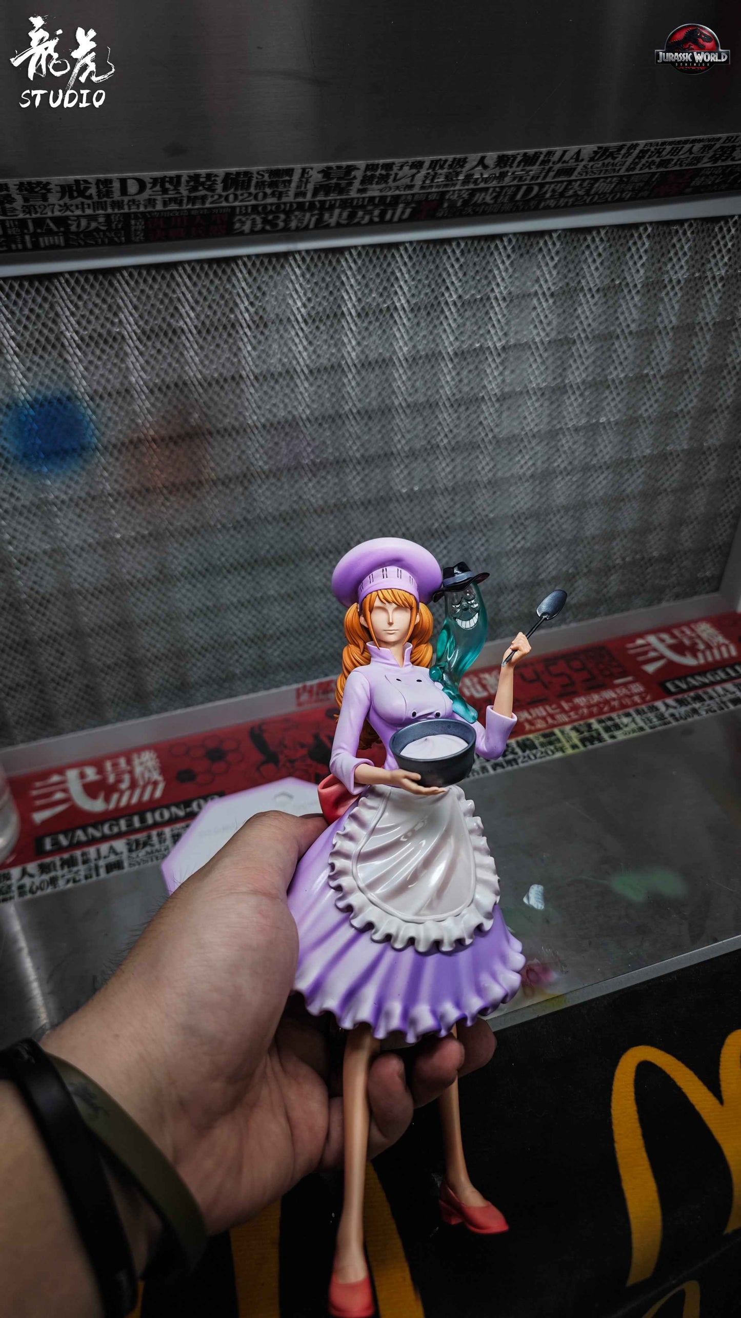 One Piece Long Hu Studio Charlotte Pudding Resin Statue