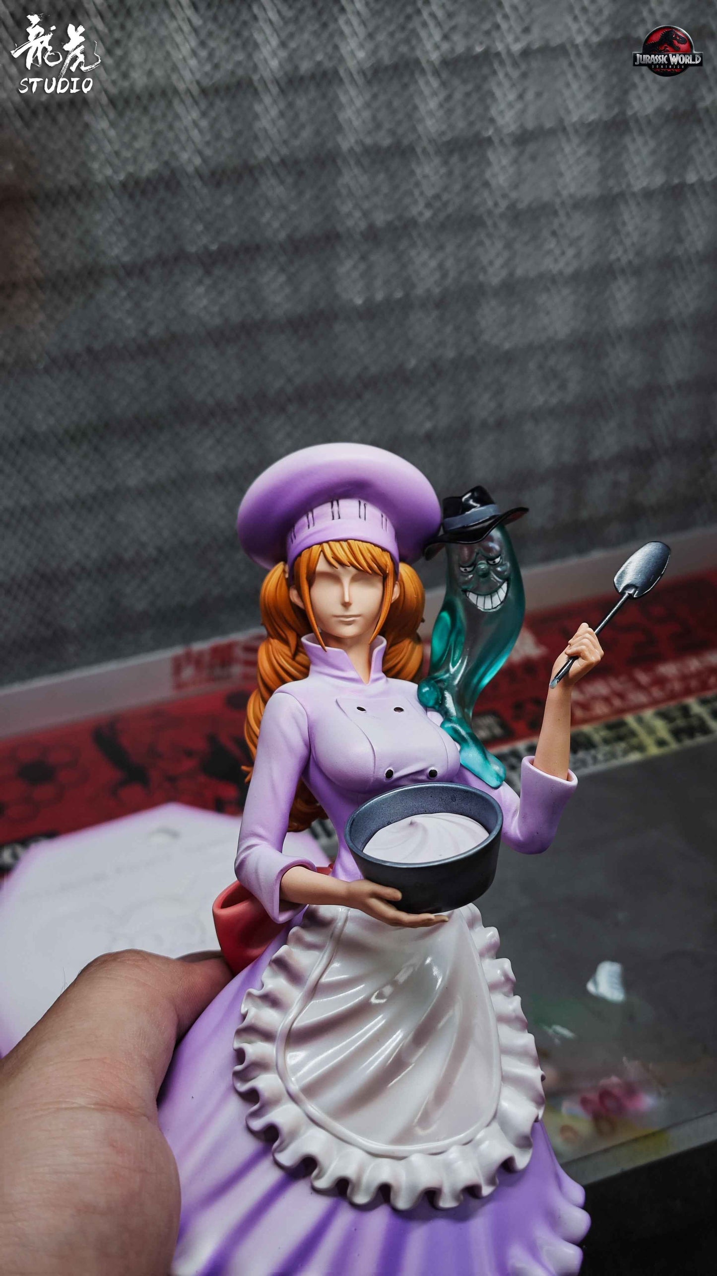 One Piece Long Hu Studio Charlotte Pudding Resin Statue