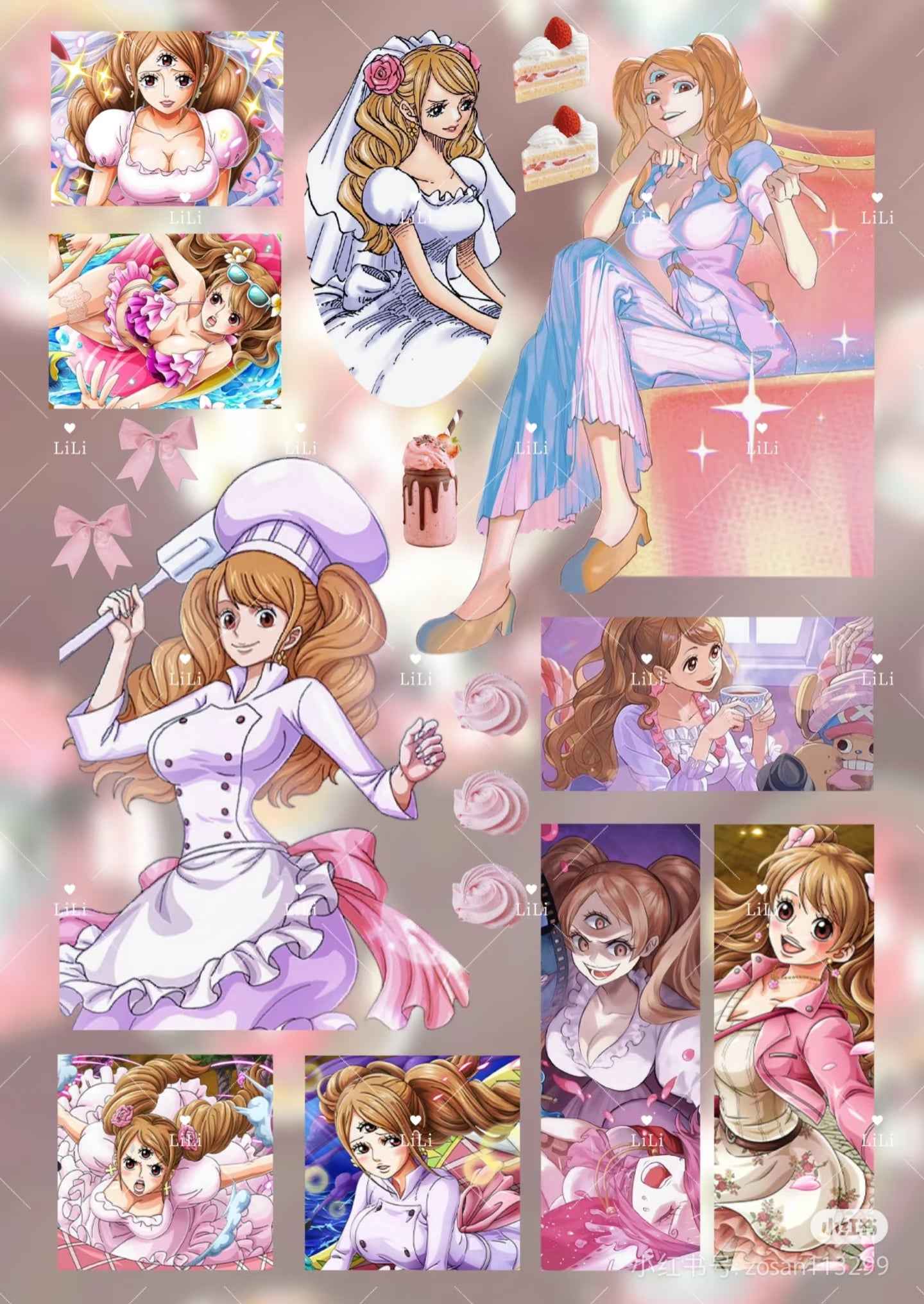 One Piece Long Hu Studio Charlotte Pudding Resin Statue