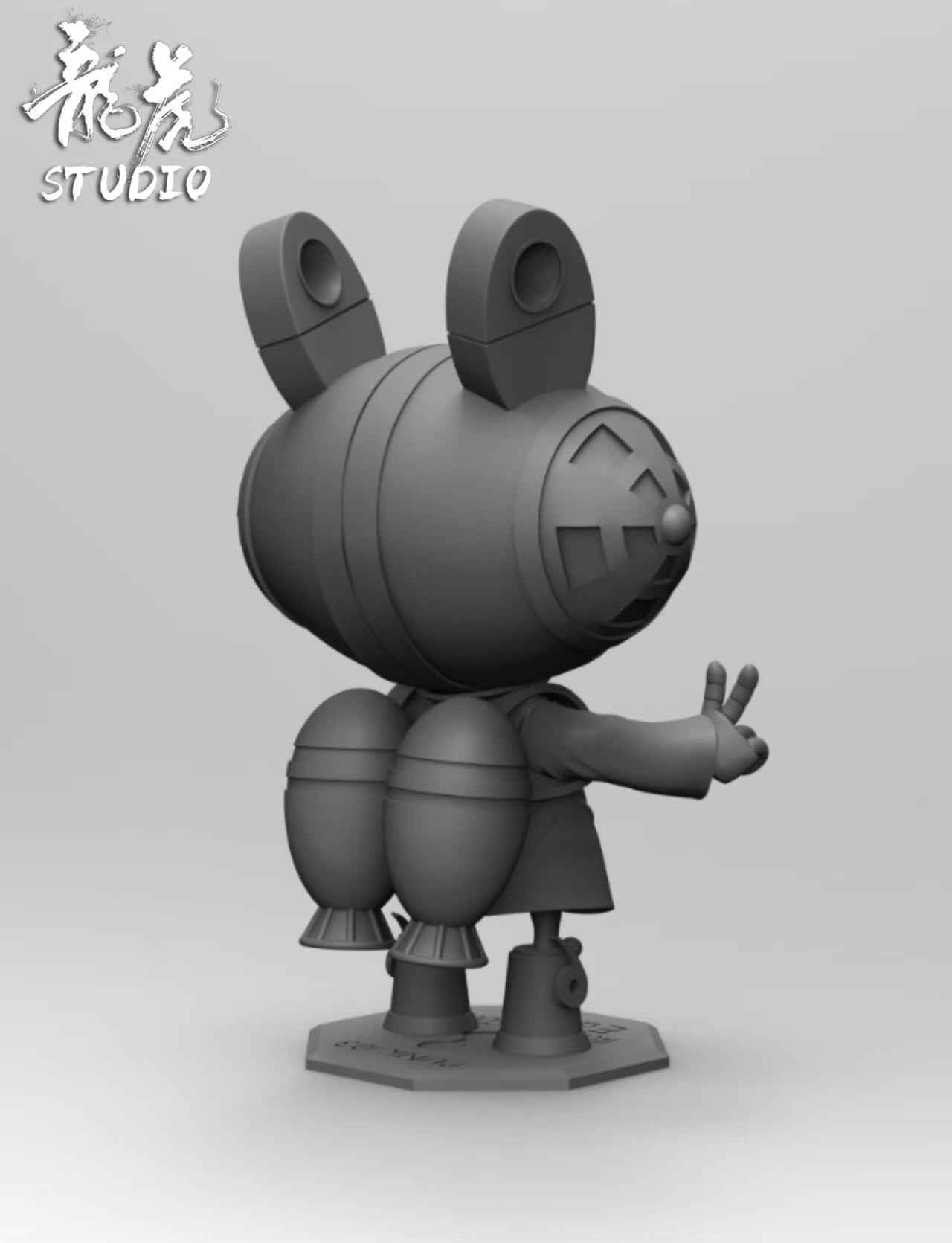One Piece Long Hu Studio Edison Punk 03 Egghead Arc Resin Statue