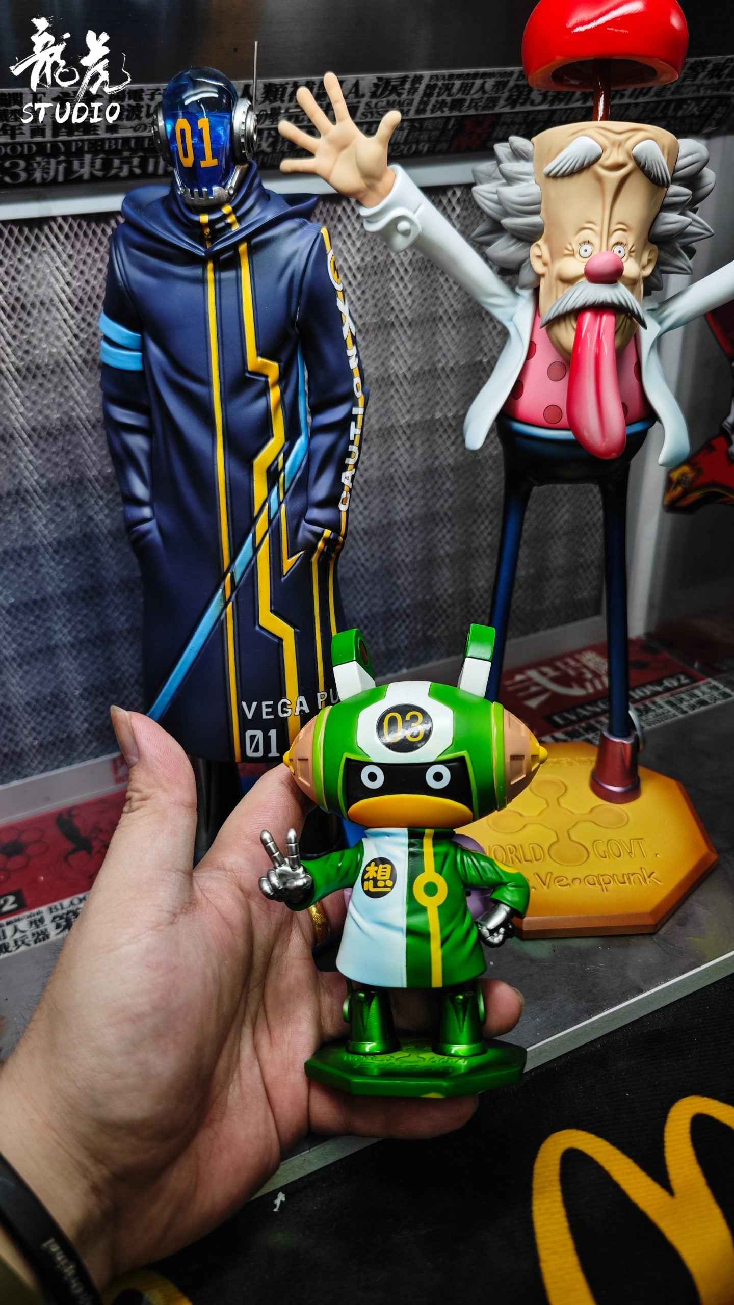 One Piece Long Hu Studio Edison Punk 03 Egghead Arc Resin Statue