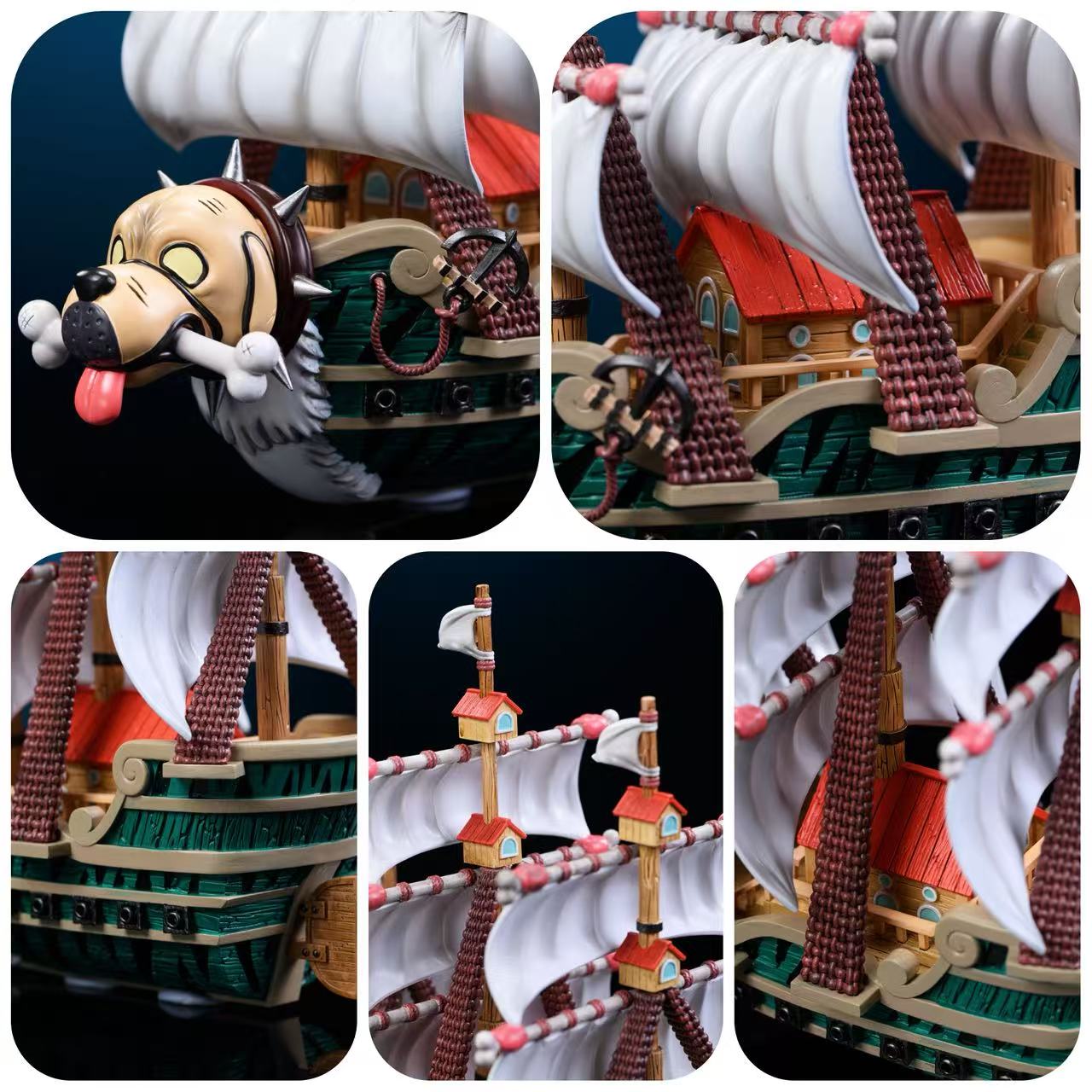 One Piece M4 Studio Garp's Navy Ship Resin Statue