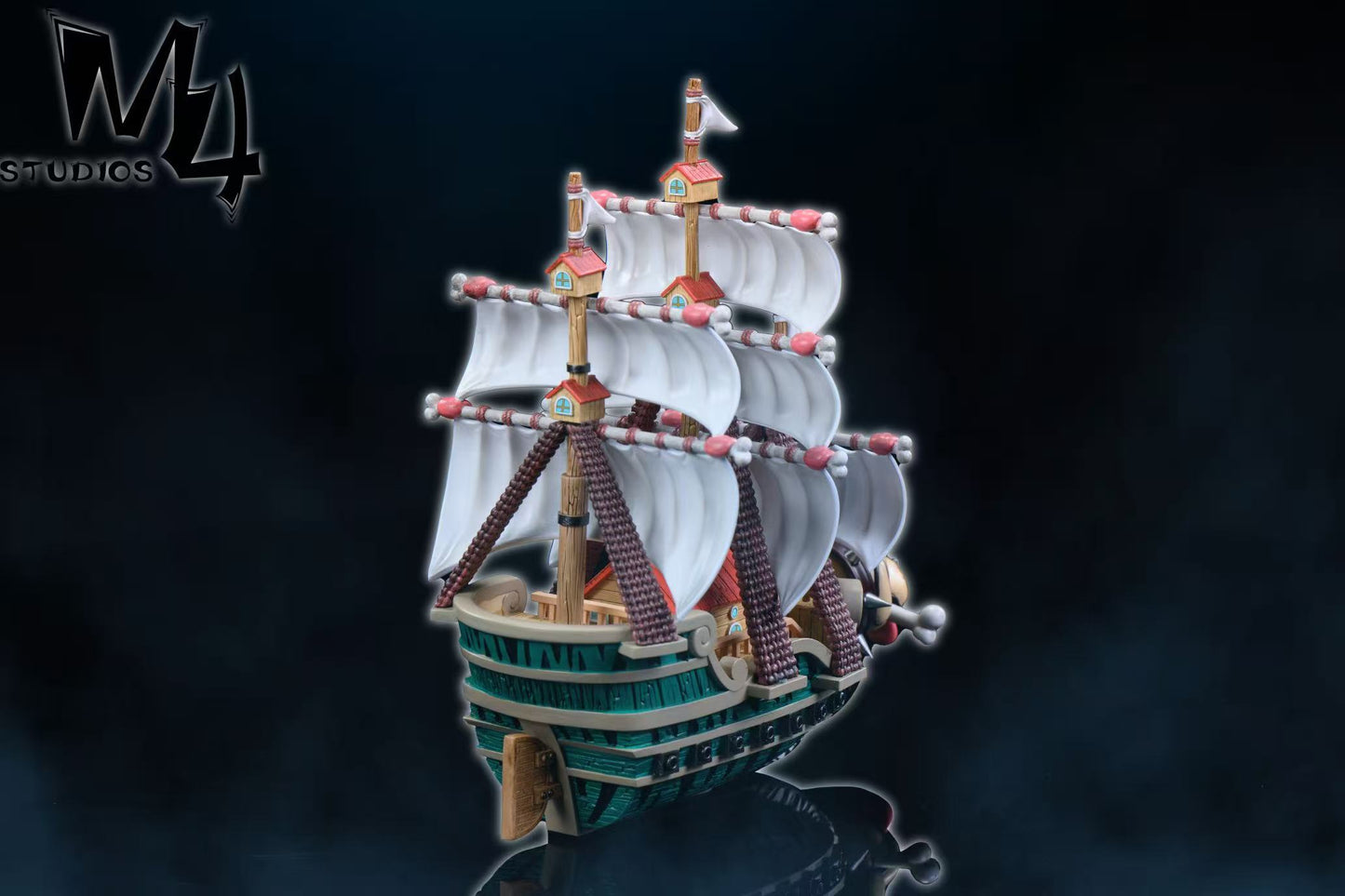 One Piece M4 Studio Garp's Navy Ship Resin Statue