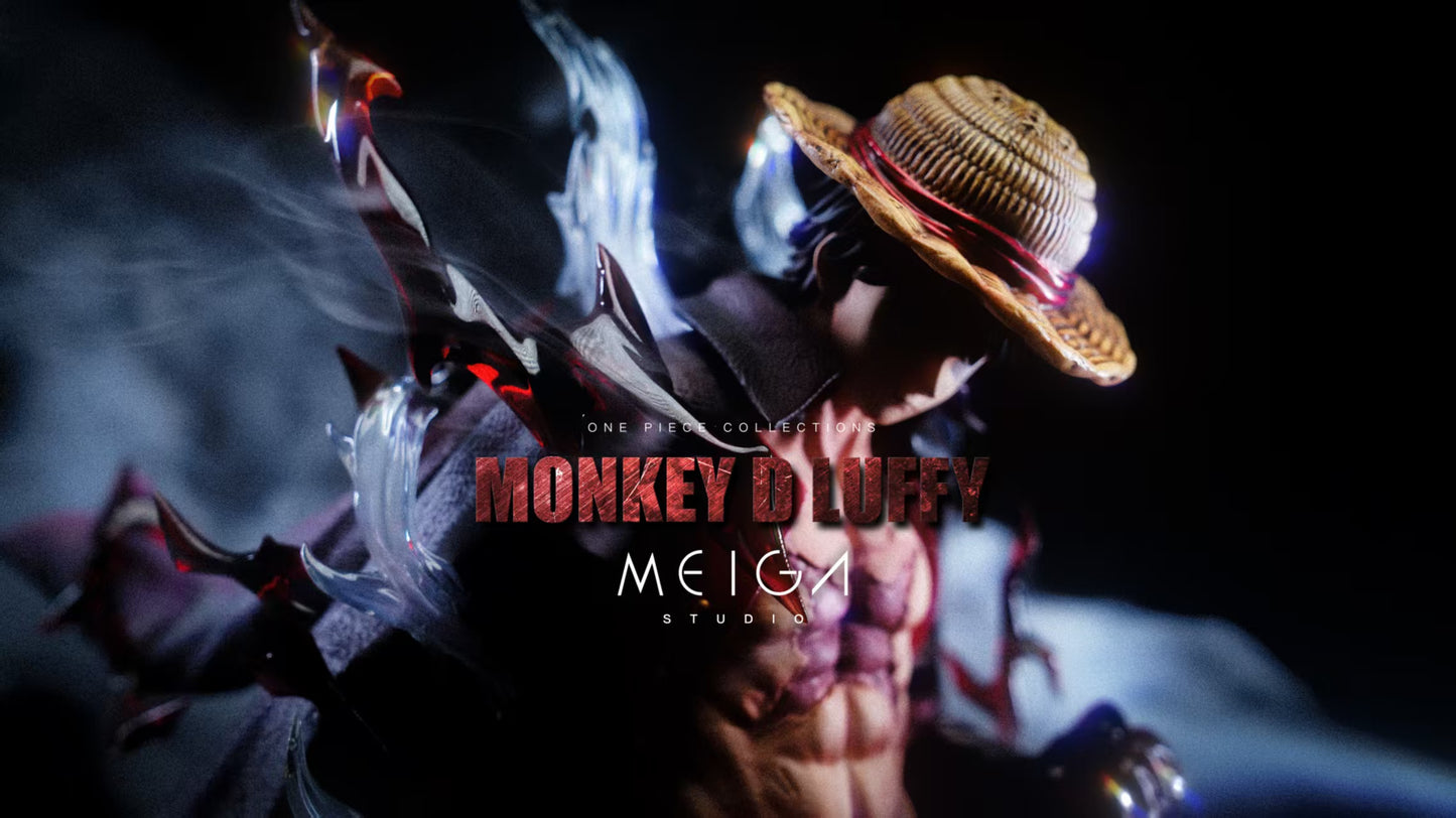 One Piece MeiGa Studio Monkey D. Luffy Resin Statue