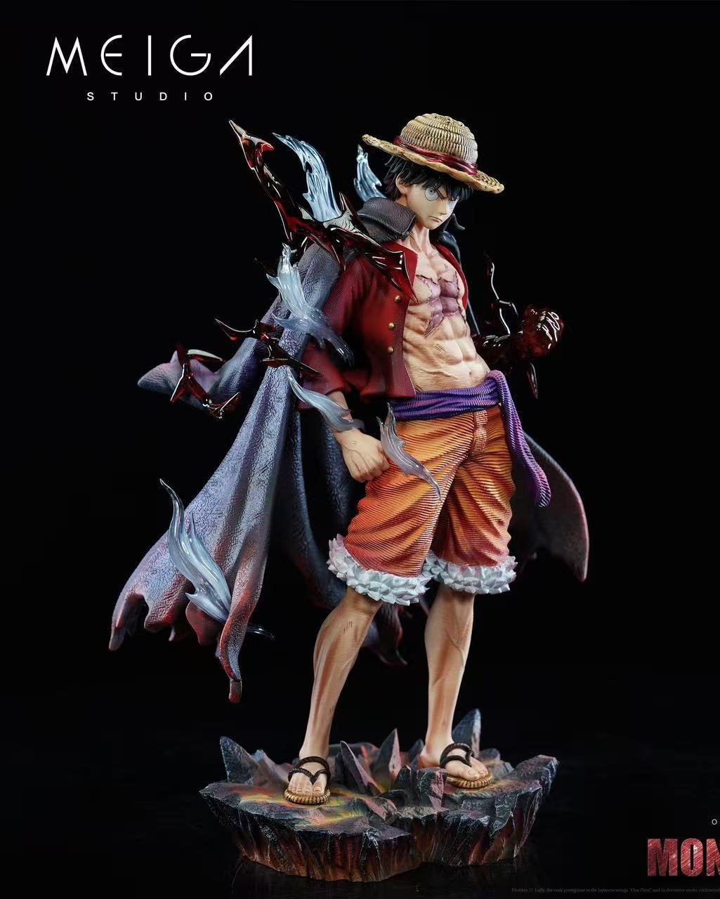One Piece MeiGa Studio Monkey D. Luffy Resin Statue