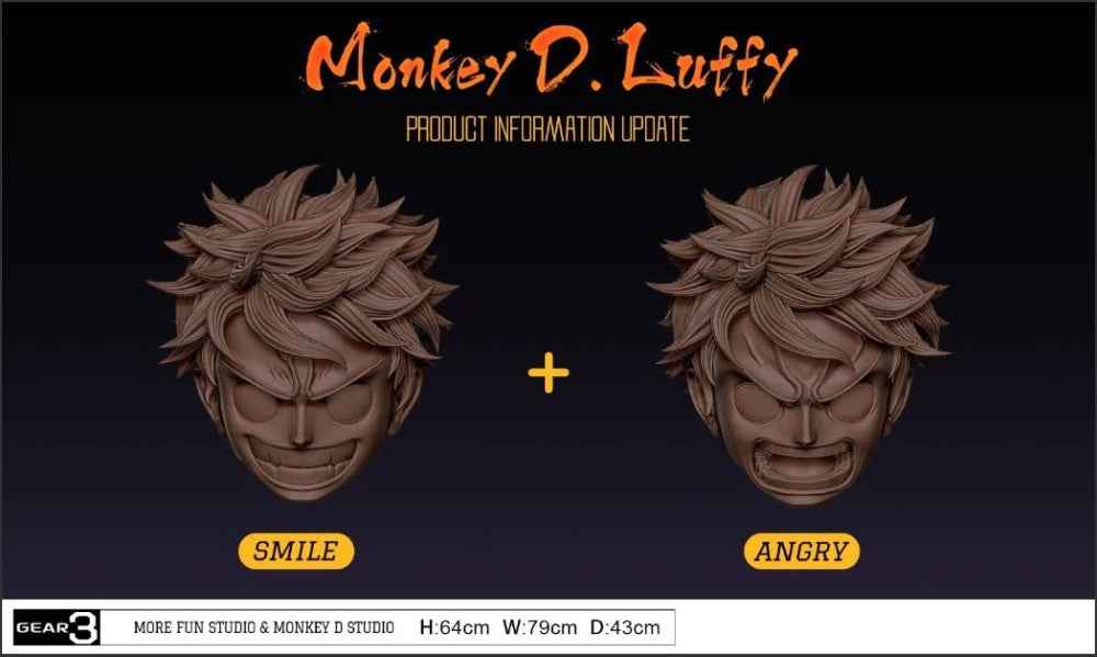 One Piece More Fun & Monkey D Studio Monkey D. Luffy Gear 3rd Resin Statue
