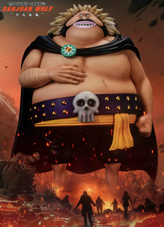One Piece New Century Studio Sanjuan Wolf A Ver. Resin Statue