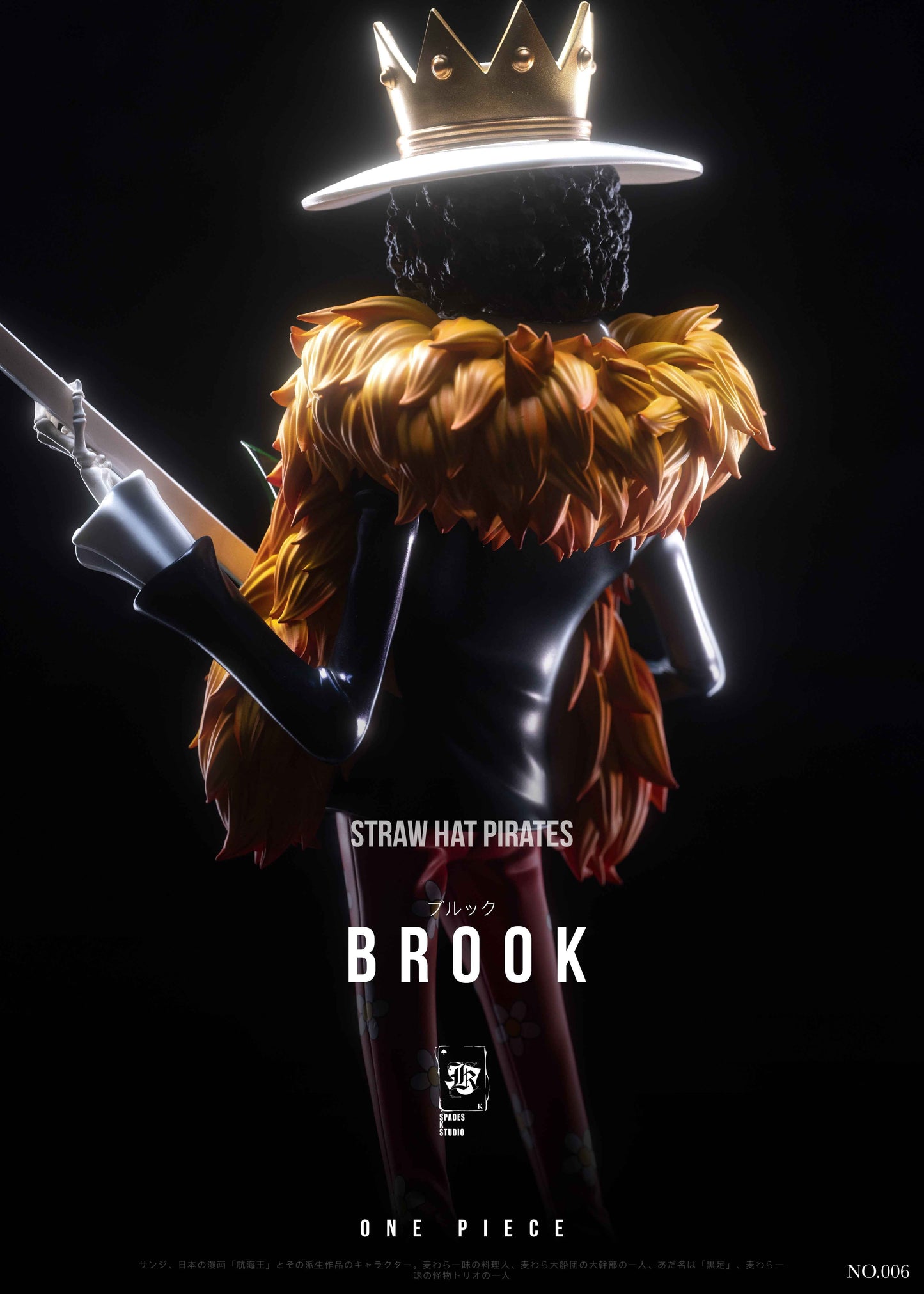 One Piece SPADES K SPK Studio Brook Resin Statue