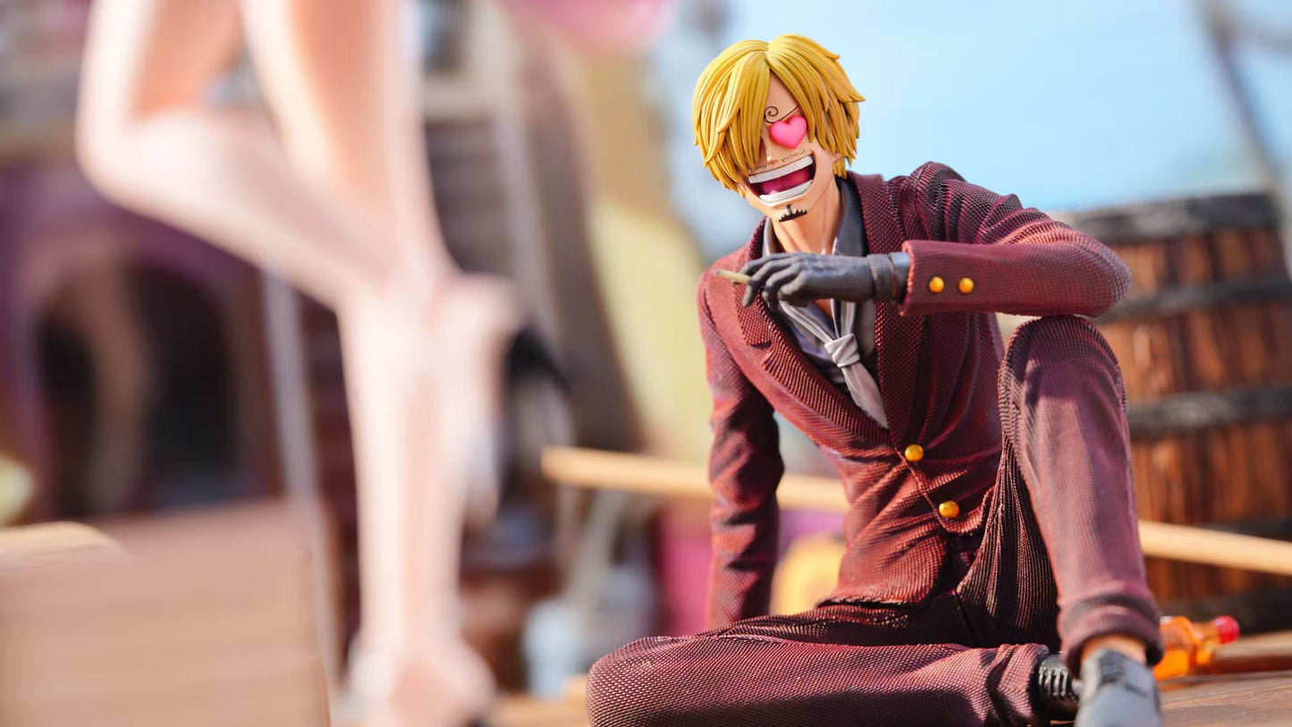 One Piece Sheep Studio Sitting Vinsmoke Sanji Resin Statue