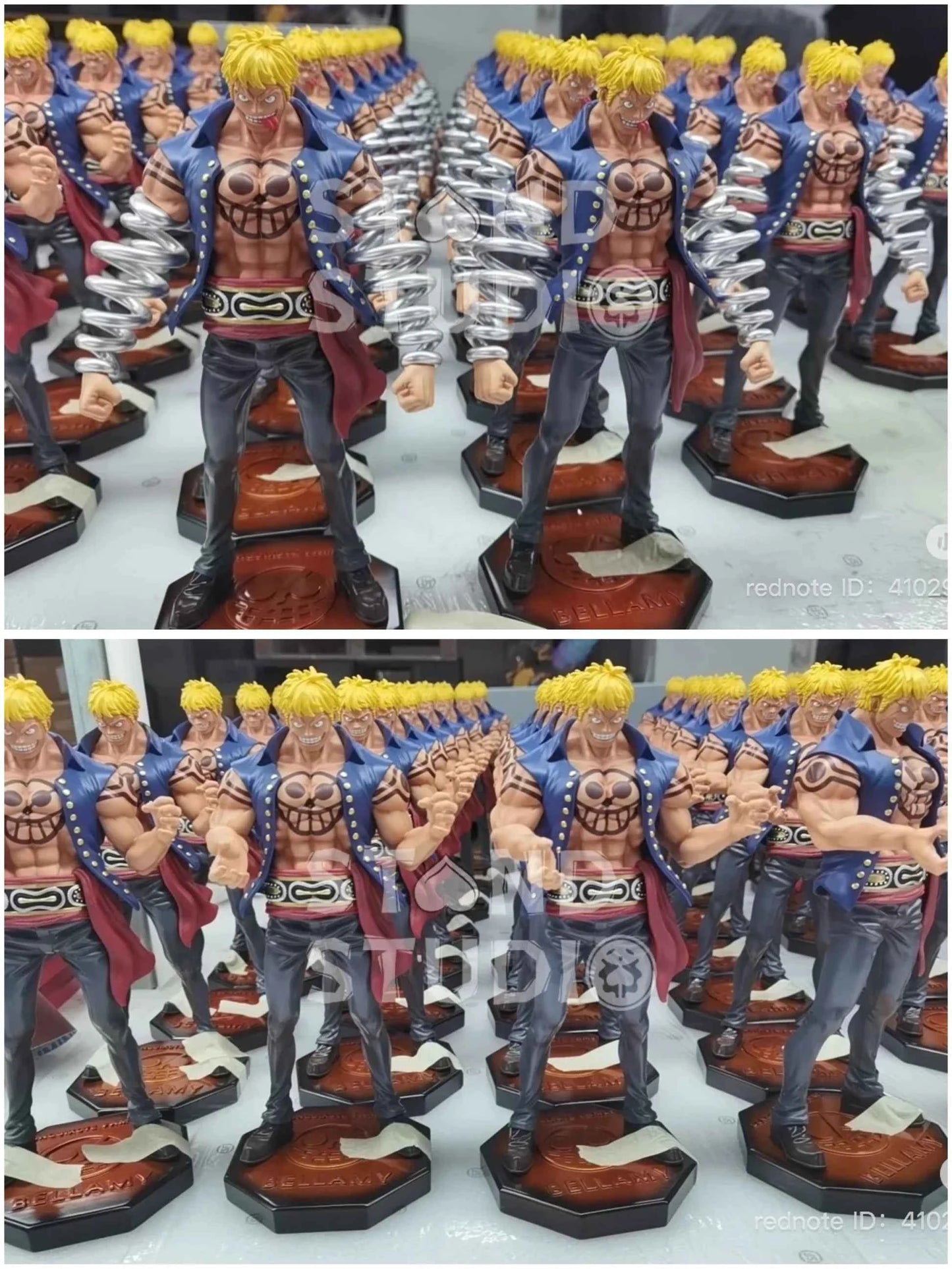 One Piece ~ Stand Studio ~ Bellamy ~ Resin Statue - Santoryu Resins Collectors