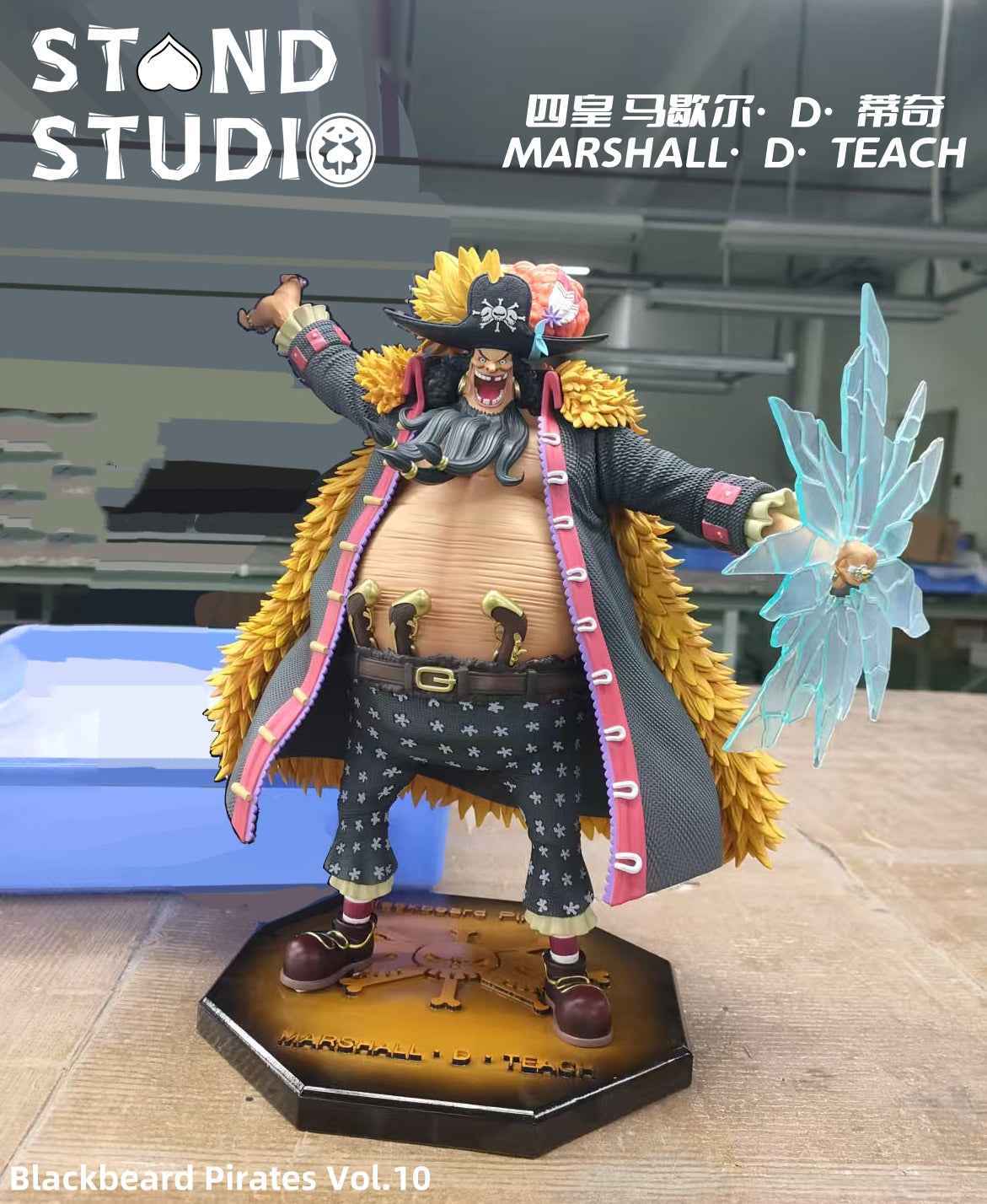 One Piece Stand Studio Blackbeard Marshall D. Teach Resin Statue