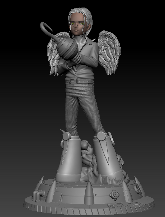 One Piece Super Guai Studio Seraphim Crocodile Resin Statue