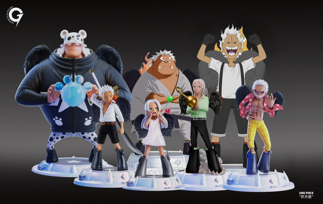 One Piece Super Guai Studio Seraphim Crocodile Resin Statue