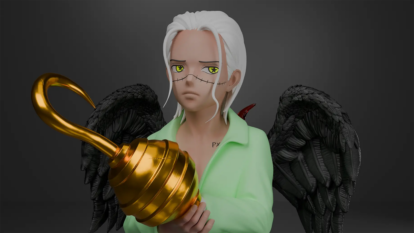 One Piece Super Guai Studio Seraphim Crocodile Resin Statue