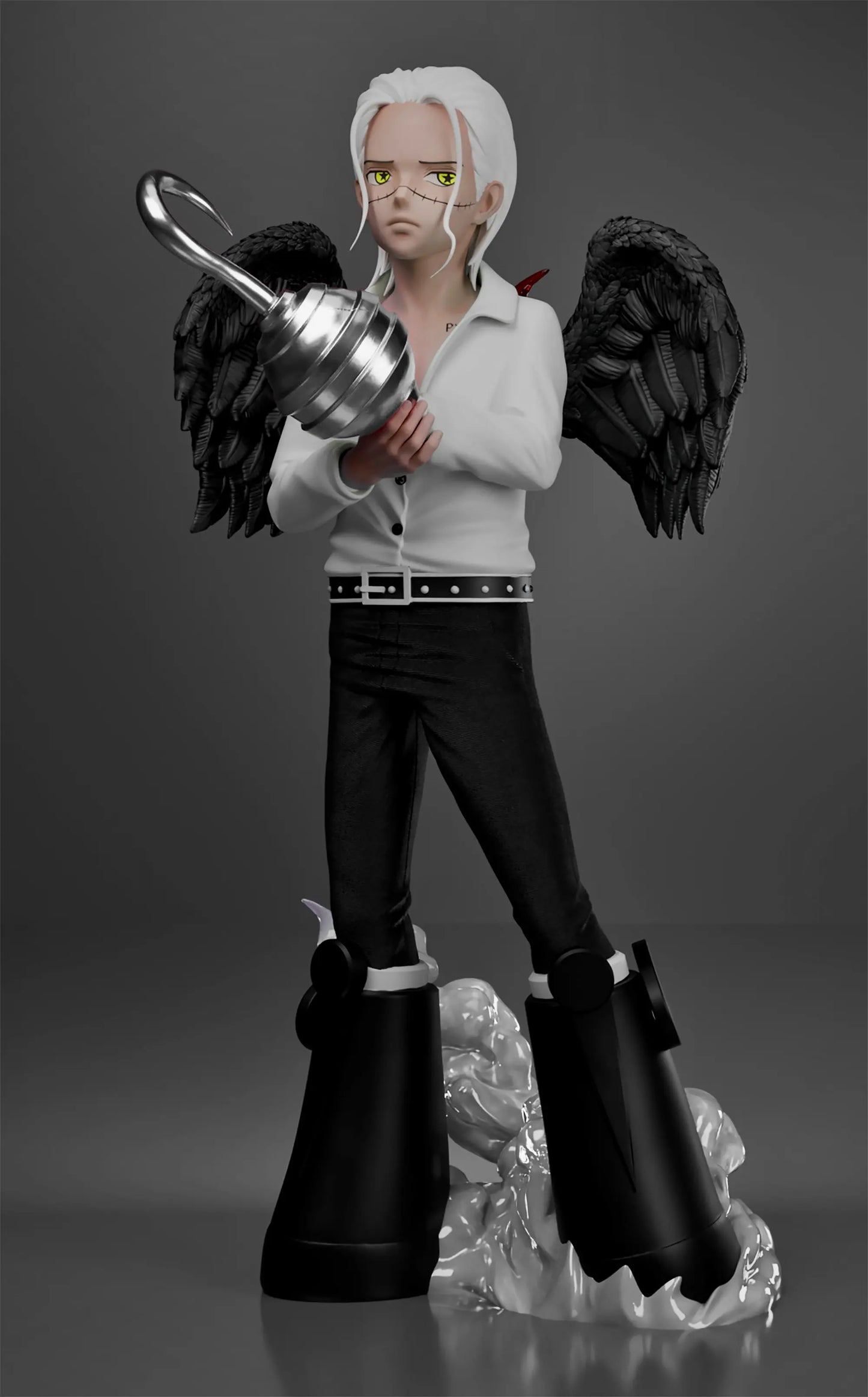 One Piece Super Guai Studio Seraphim Crocodile Resin Statue