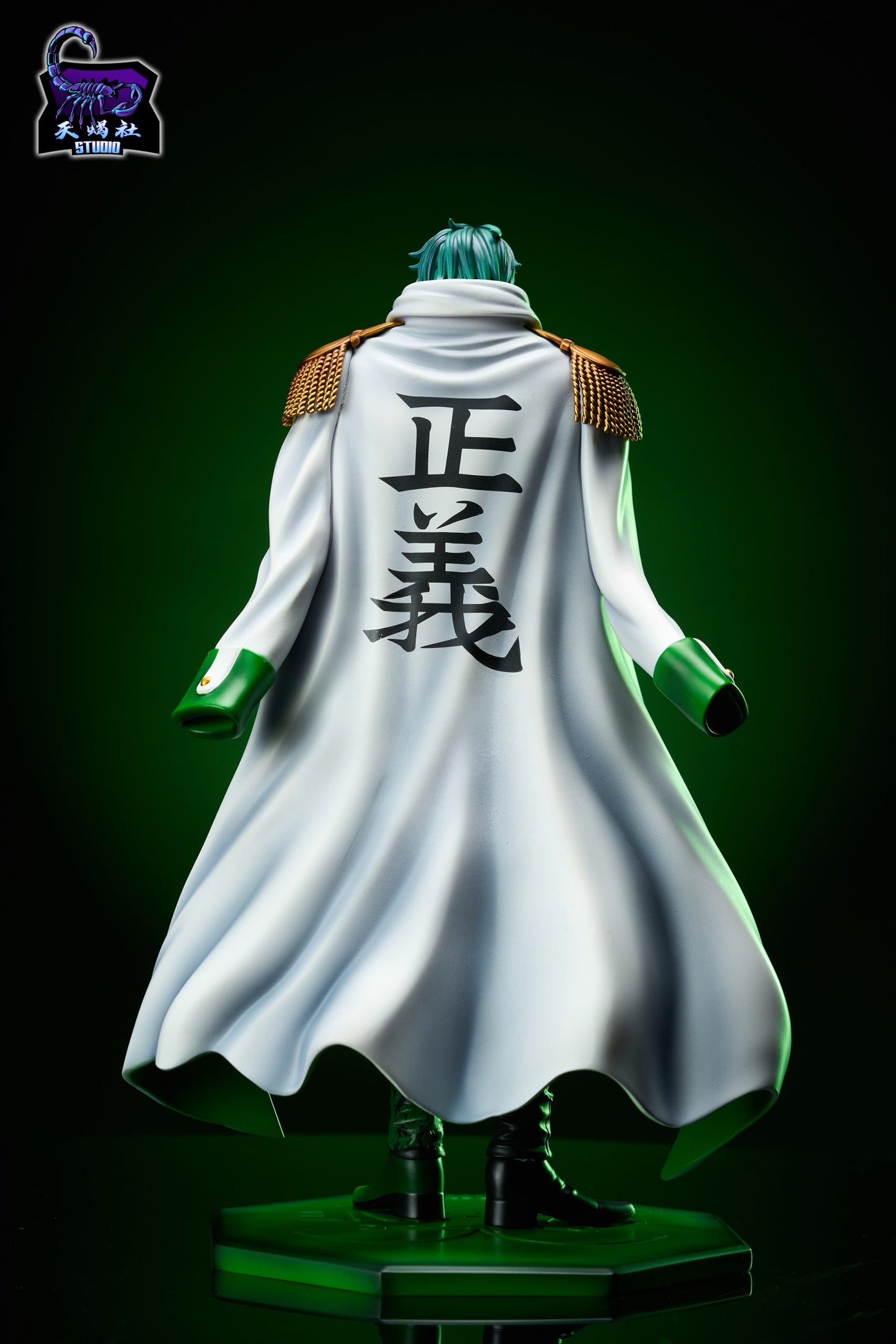 One Piece Tian Xie She Studio Admiral Aramaki Ryokugyu Resin Statue