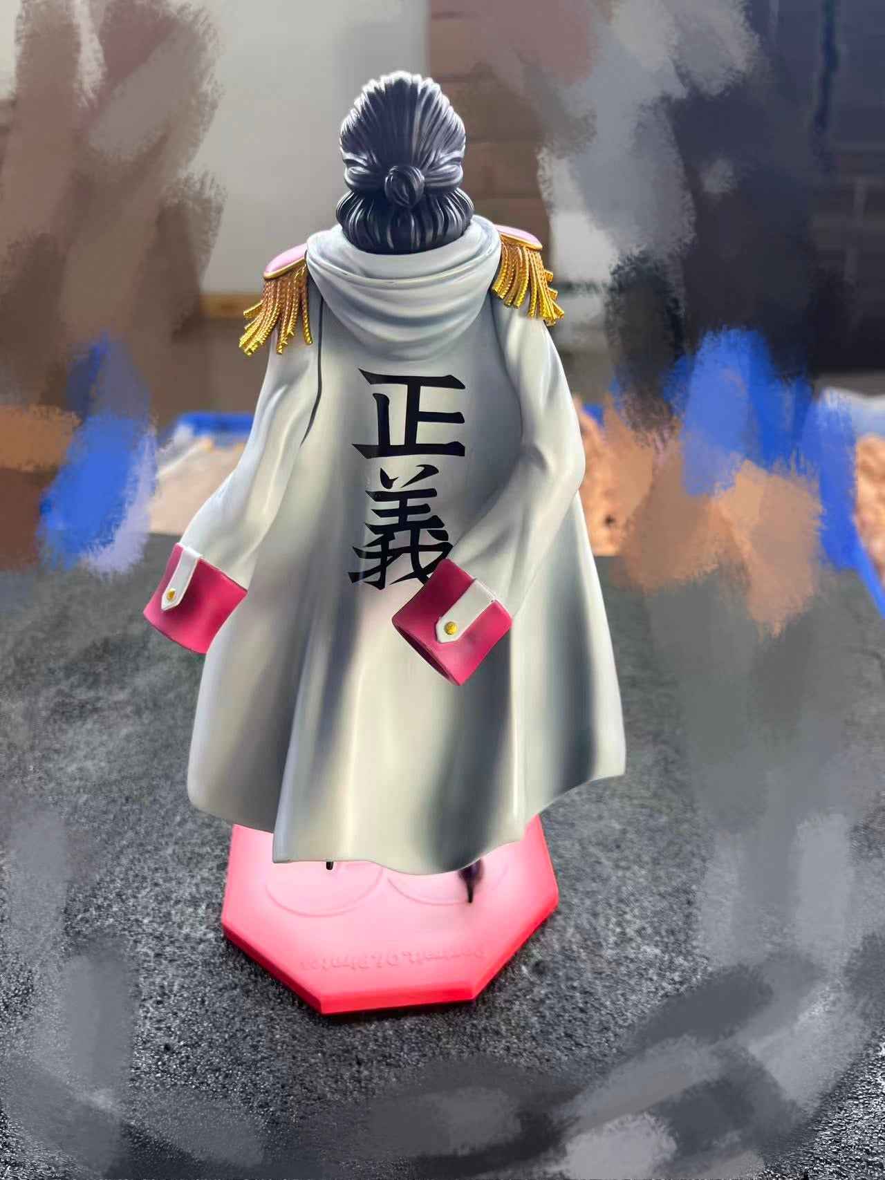 One Piece Tian Xie She & New Century Studio Vice Admiral Gion Momousagi Resin Statue
