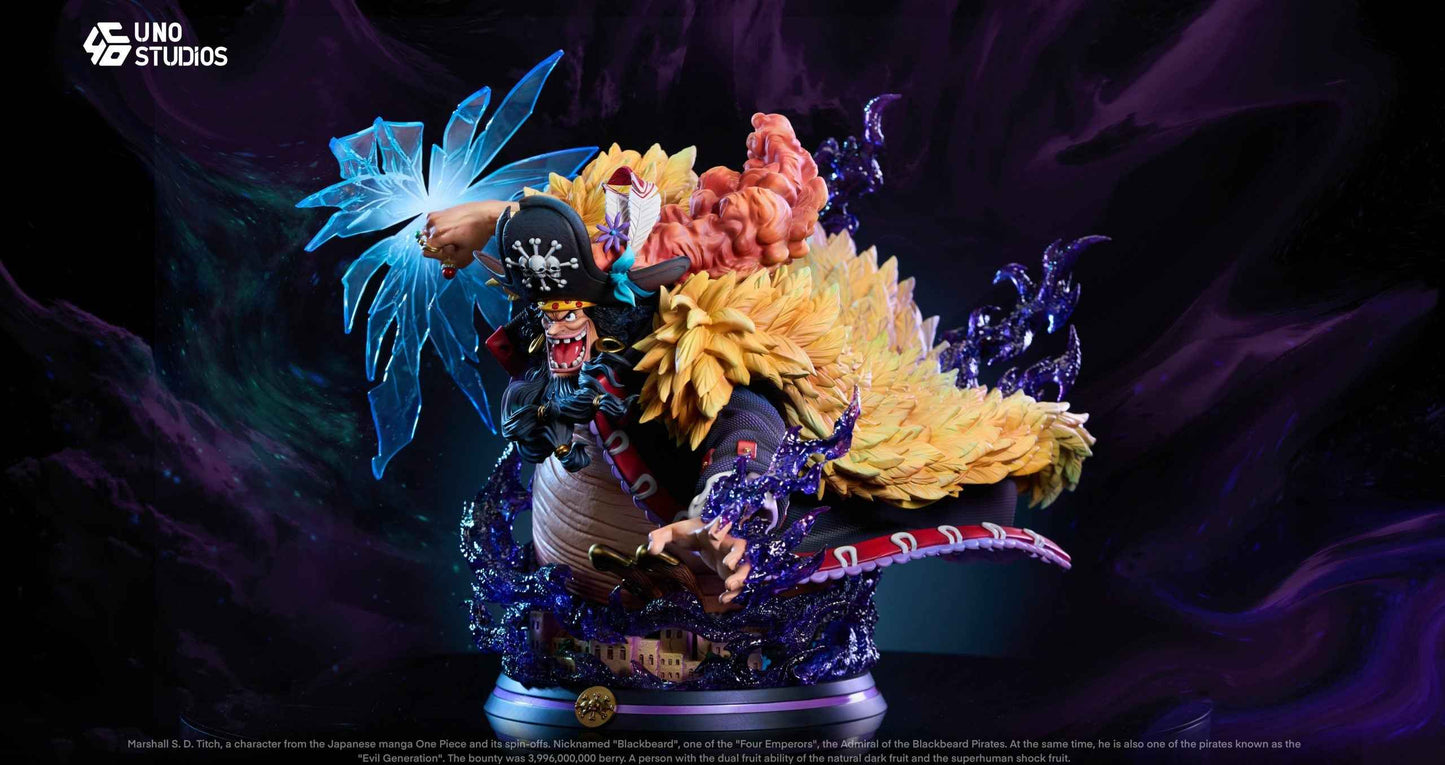 One Piece UNO Studio Marshall D. Teach Blackbeard bust Resin Statue