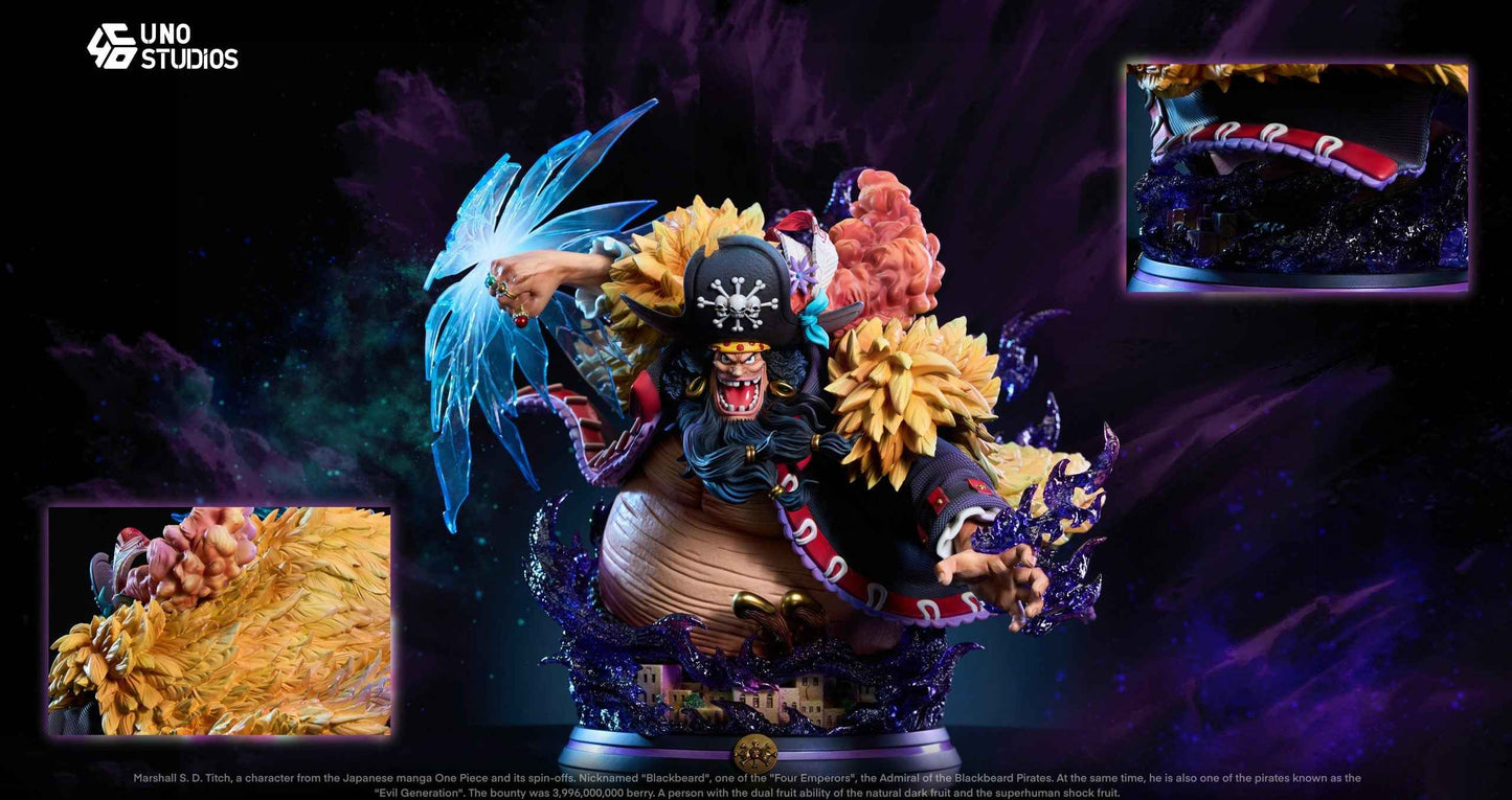 One Piece UNO Studio Marshall D. Teach Blackbeard bust Resin Statue