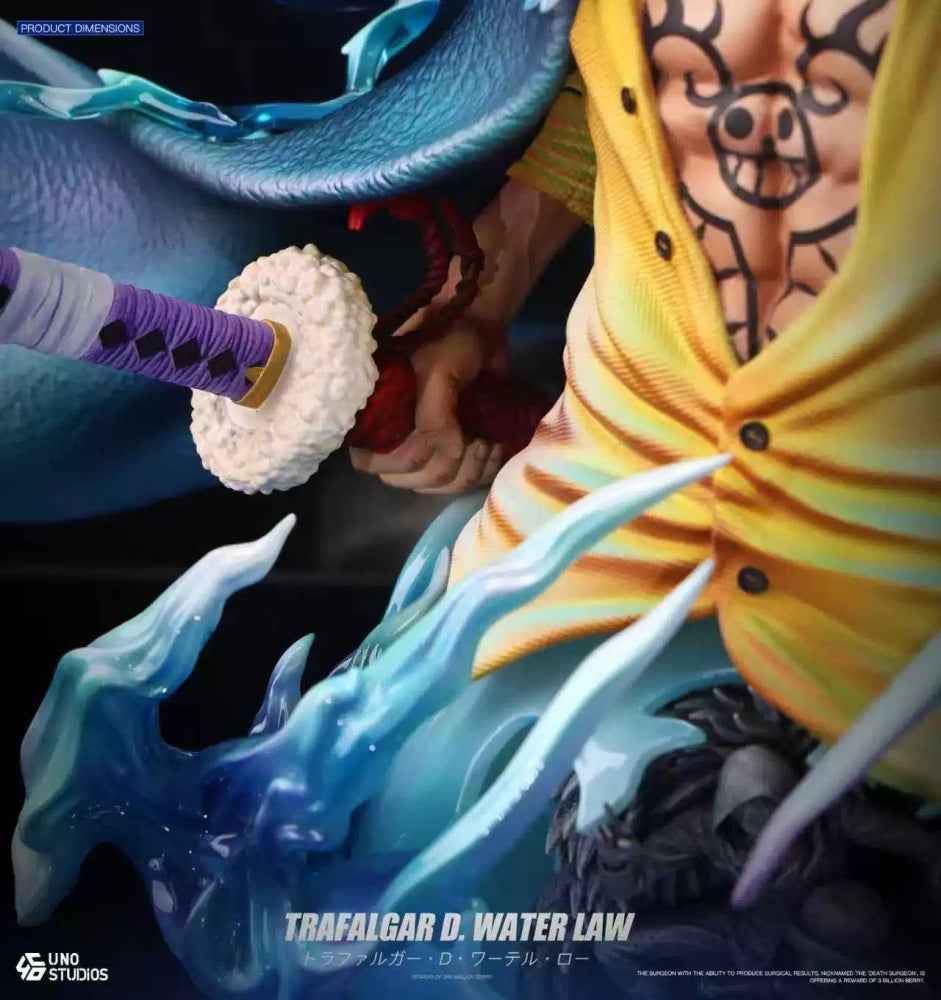 One Piece UNO Studio Trafalgar D. Water Law 1/4 Bust Resin Statue