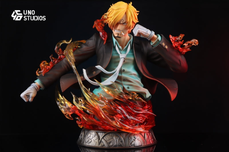 One Piece UNO Studio Vinsmoke Sanji Bust Resin Statue