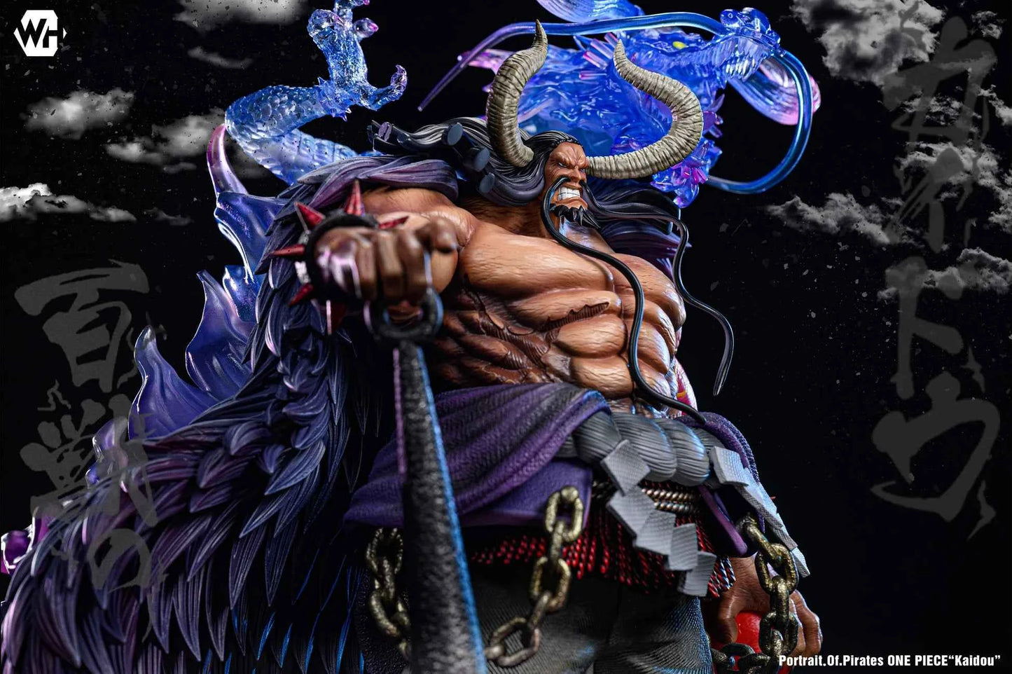 One Piece WH Studio Kaidou of the Beasts "Kaido" 1.0 Resin Statue - Santoryu Resins Collectors