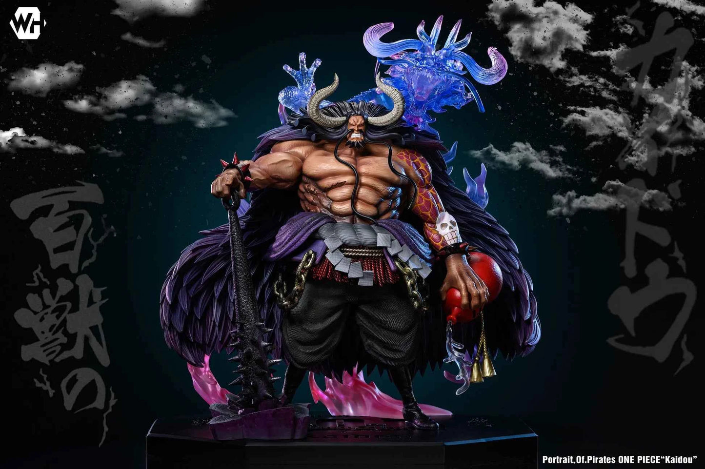 One Piece WH Studio Kaidou of the Beasts "Kaido" 1.0 Resin Statue - Santoryu Resins Collectors