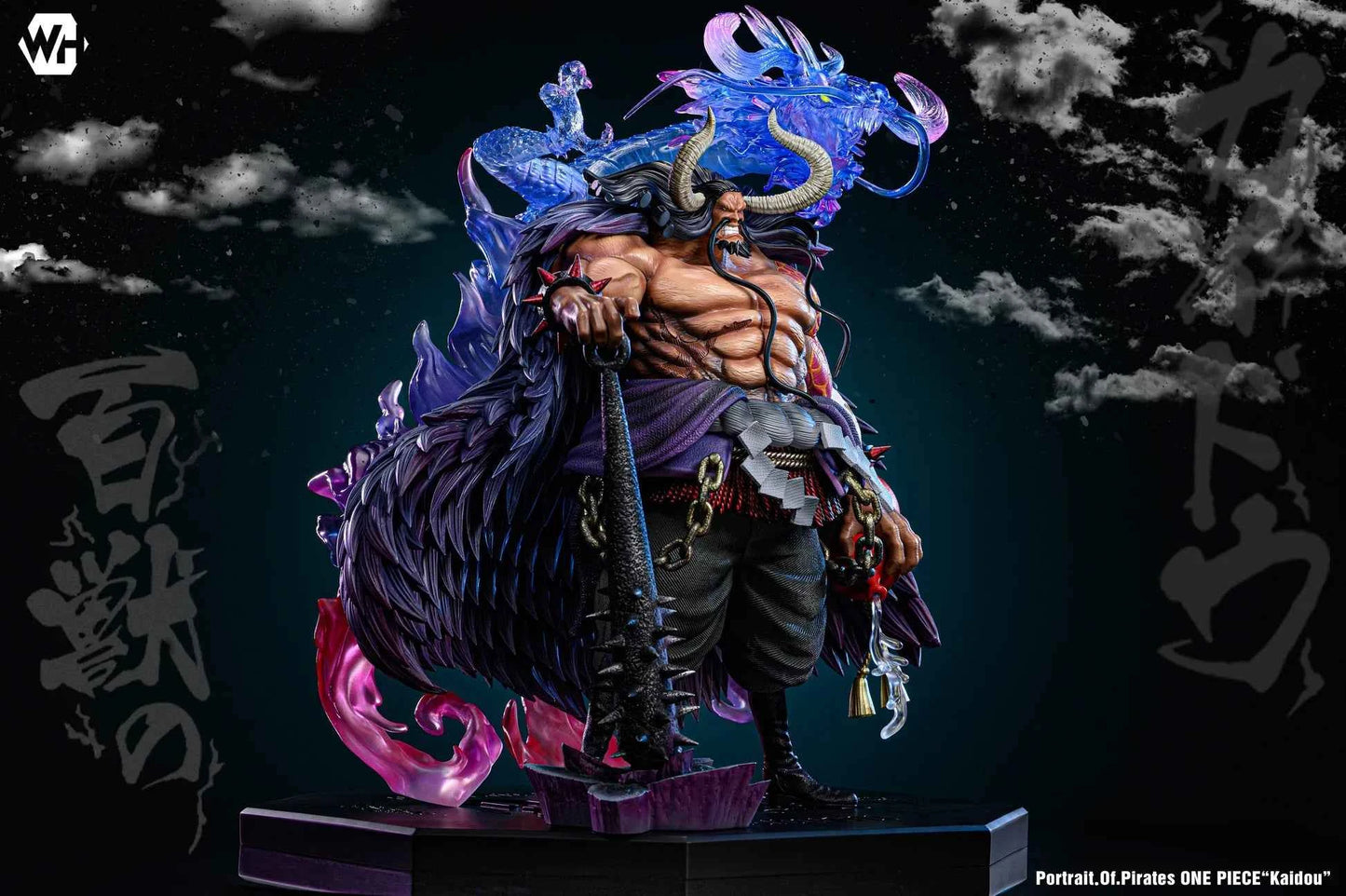 One Piece WH Studio Kaidou of the Beasts "Kaido" 1.0 Resin Statue - Santoryu Resins Collectors