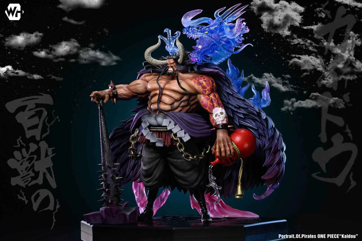 One Piece WH Studio Kaidou of the Beasts "Kaido" 1.0 Resin Statue - Santoryu Resins Collectors