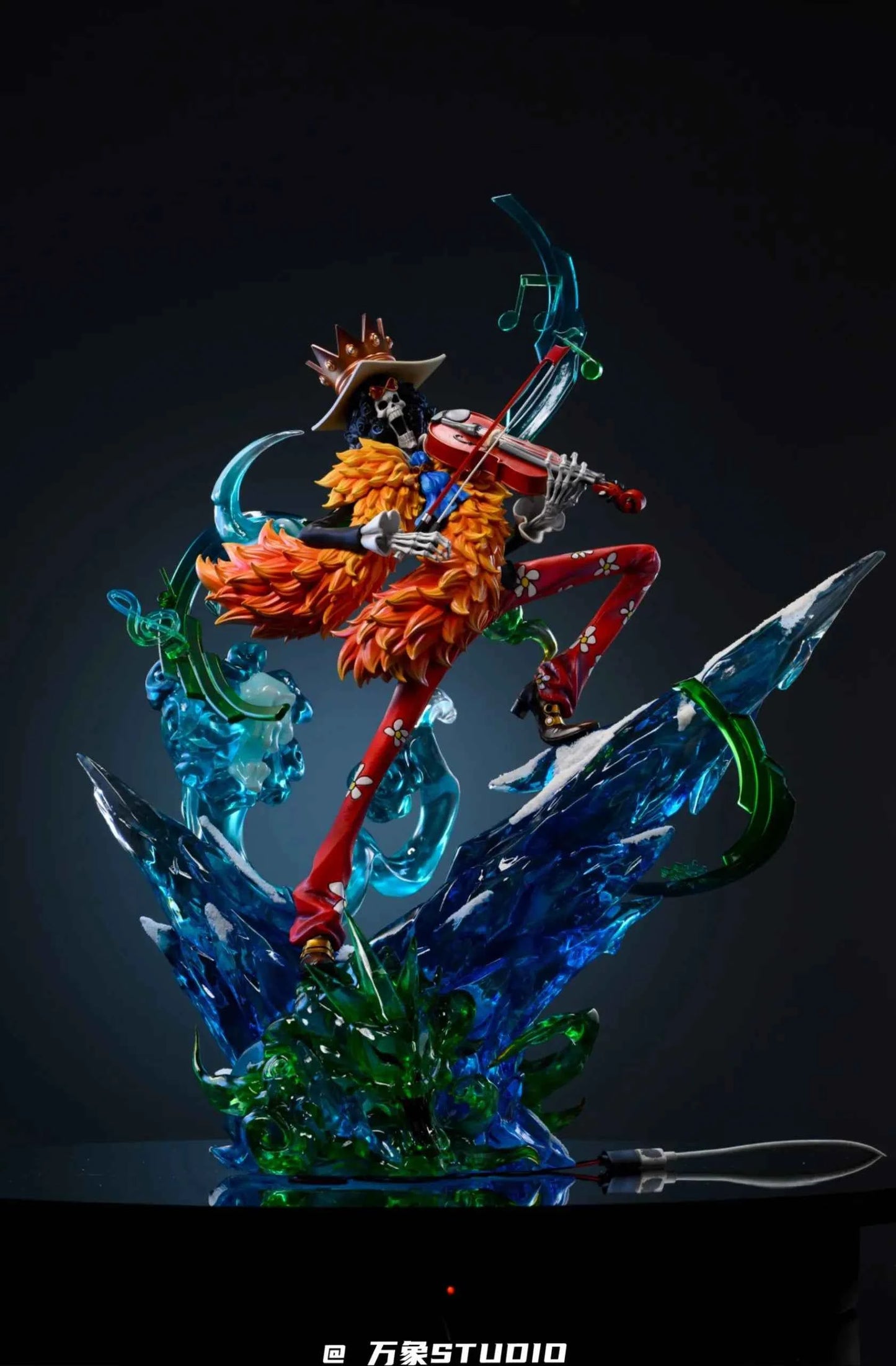 One Piece Wan Xiang Studio Brook Two Years Later Resin Statue