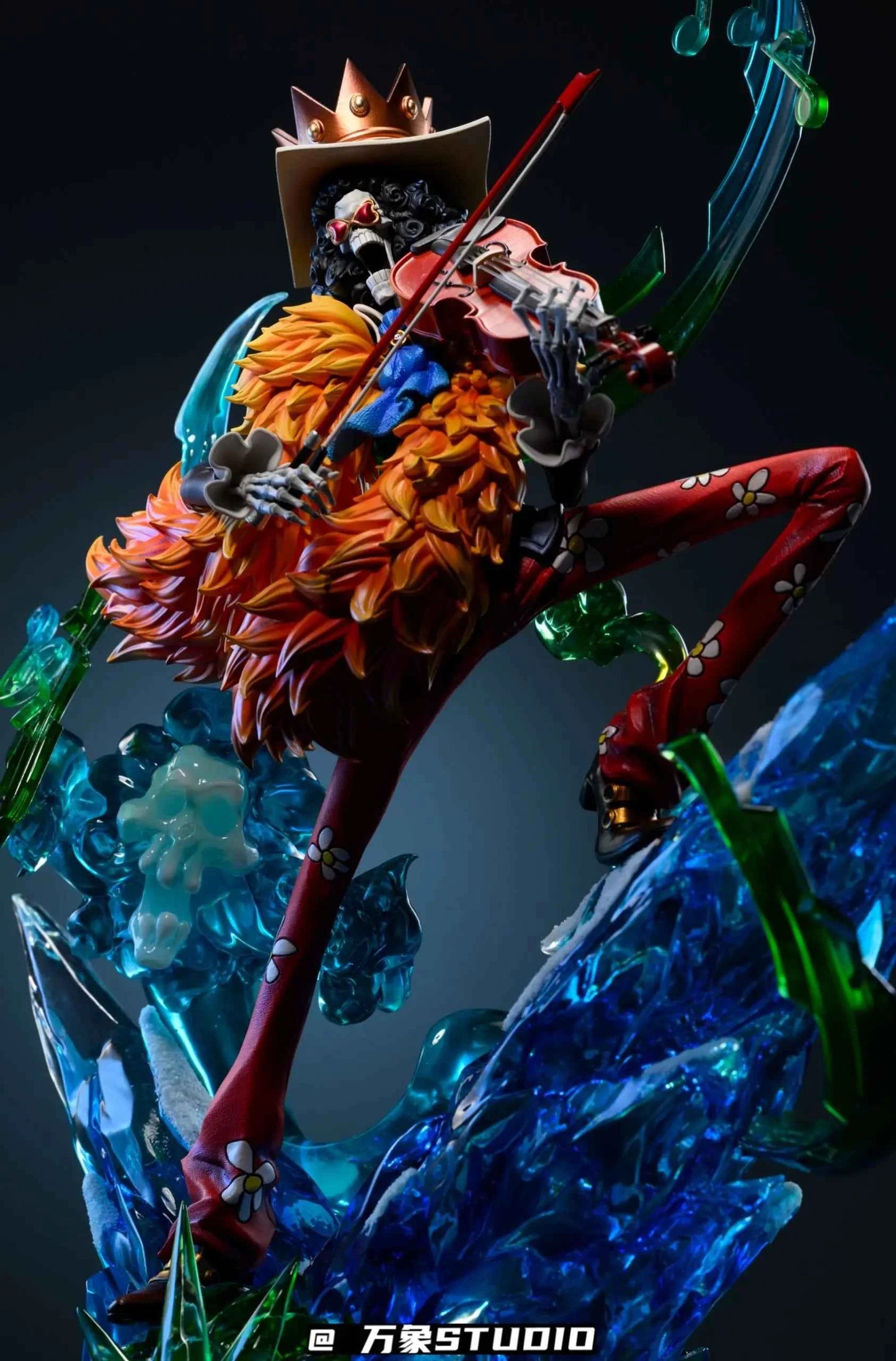 One Piece Wan Xiang Studio Brook Two Years Later Resin Statue
