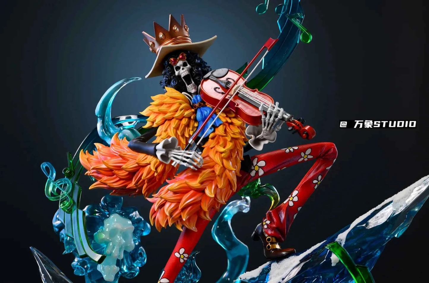 One Piece Wan Xiang Studio Brook Two Years Later Resin Statue