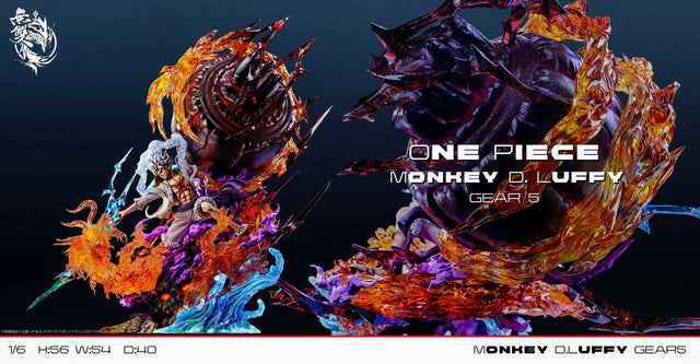 One Piece Wu Shuang Studio Monkey D. Luffy Nika Resin Statue