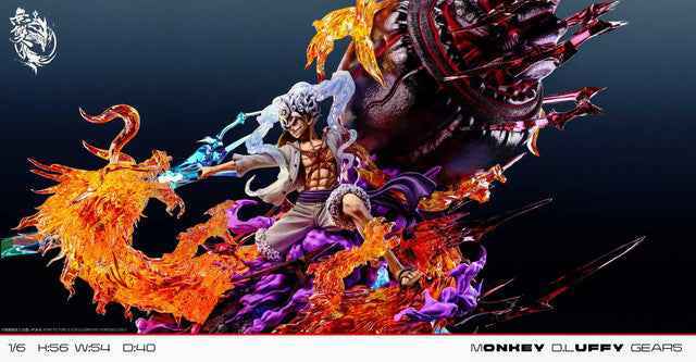 One Piece Wu Shuang Studio Monkey D. Luffy Nika Resin Statue