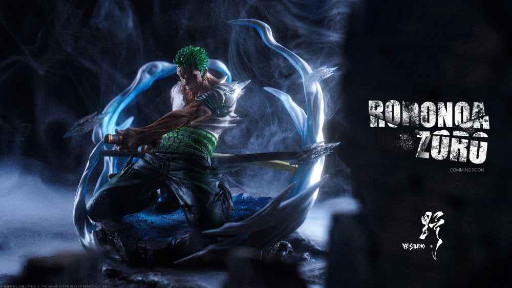 One Piece YE Studio Shishi Sonson Roronoa Zoro Resin Statue