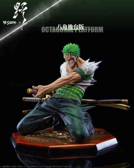 One Piece YE Studio Shishi Sonson Roronoa Zoro Resin Statue