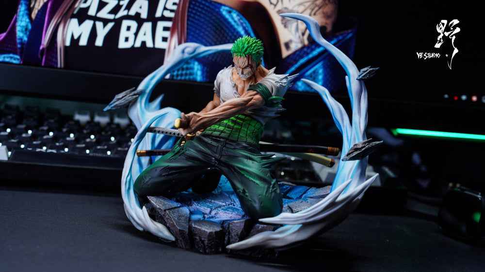 One Piece YE Studio Shishi Sonson Roronoa Zoro Resin Statue
