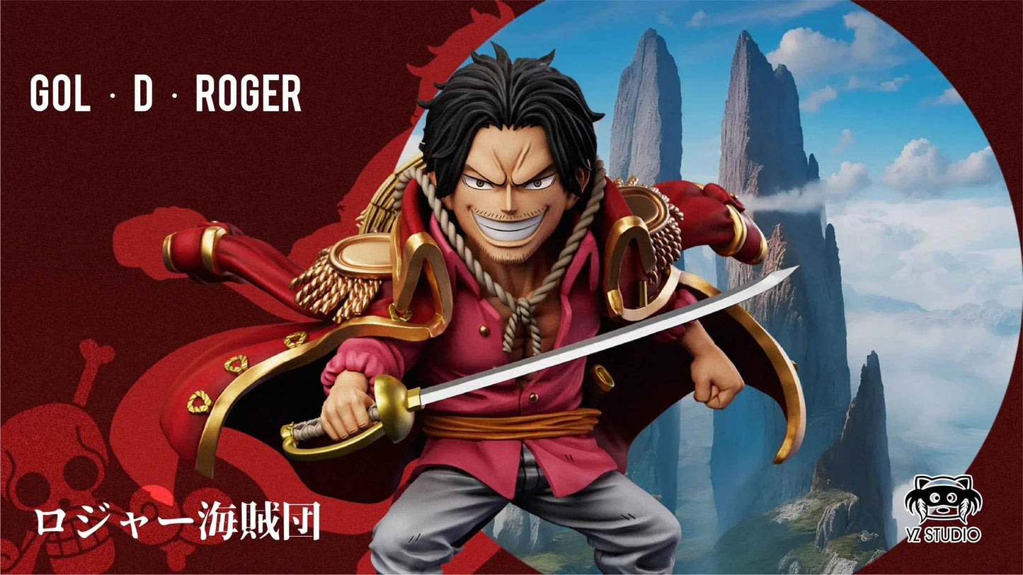 One Piece YZ Studio God Valley Gol D. Roger WCF Resin Statue