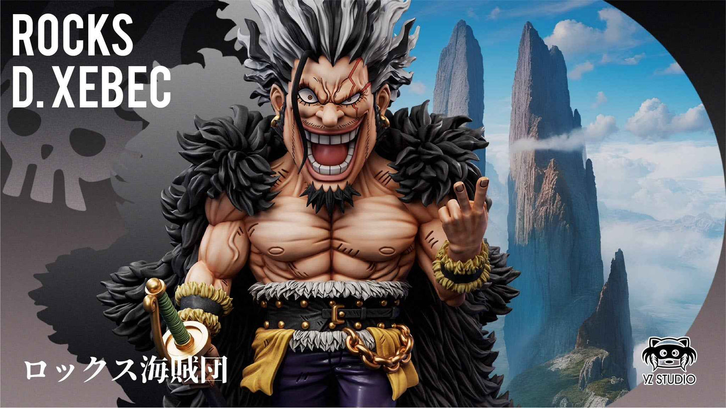 One Piece YZ Studio God Valley Rocks D. Xebec WCF Resin Statue
