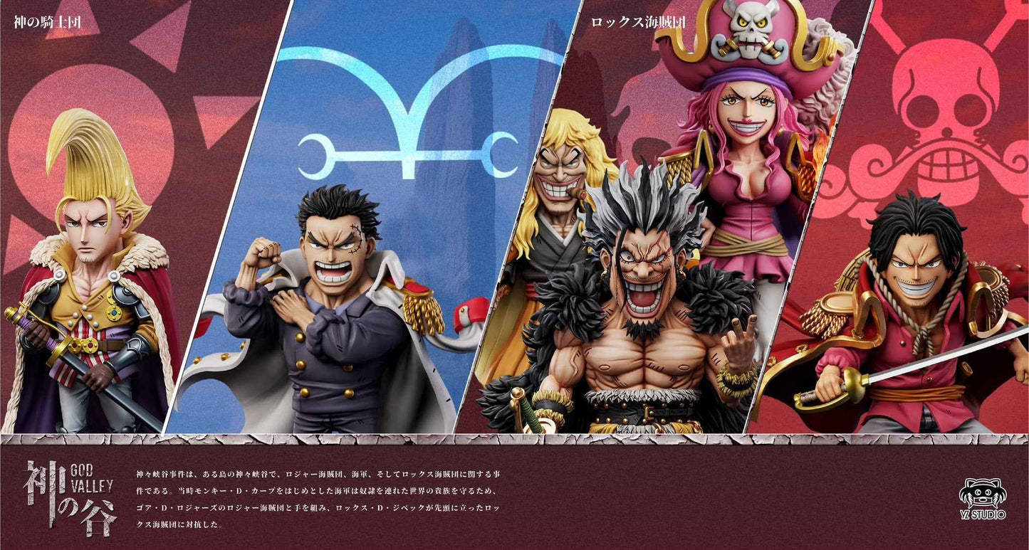 One Piece YZ Studio God Valley Rocks D. Xebec WCF Resin Statue
