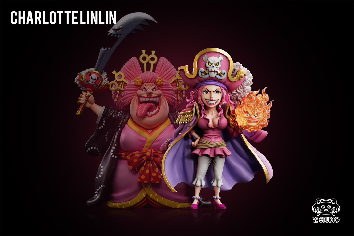 One Piece YZ Studio Rocks Pirates Charlotte Linlin WCF Resin Statue